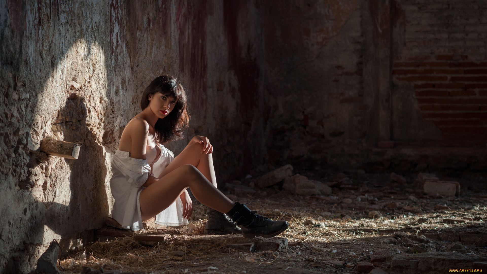 девушки, -unsort, , брюнетки, , шатенки, песик