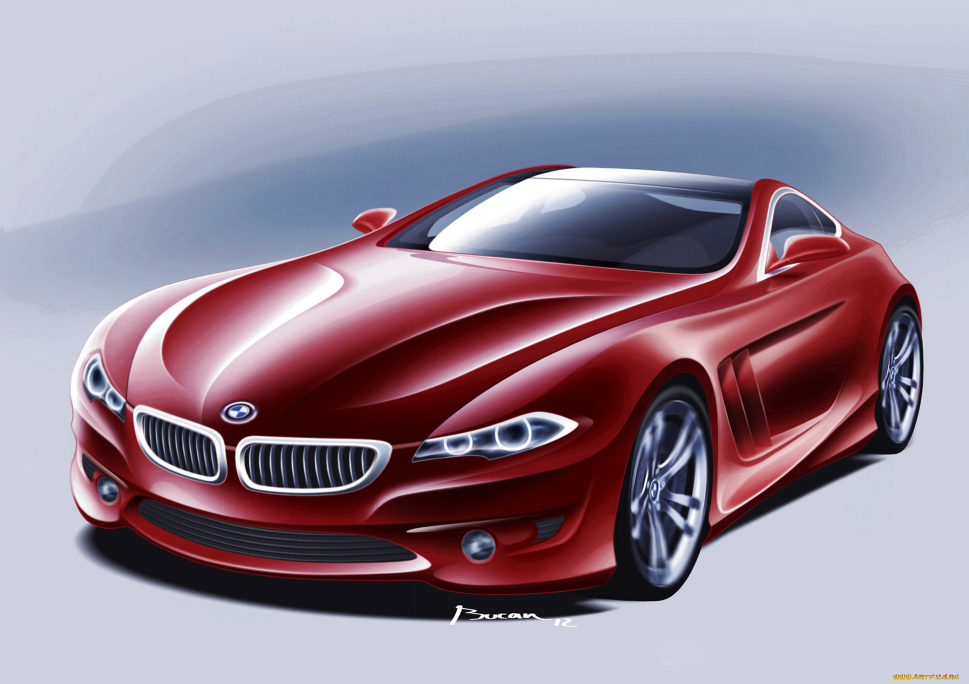 bmw, 9, series, gt, concept, 2017, автомобили, рисованные, concept, 9, series, gt, bmw, 2017