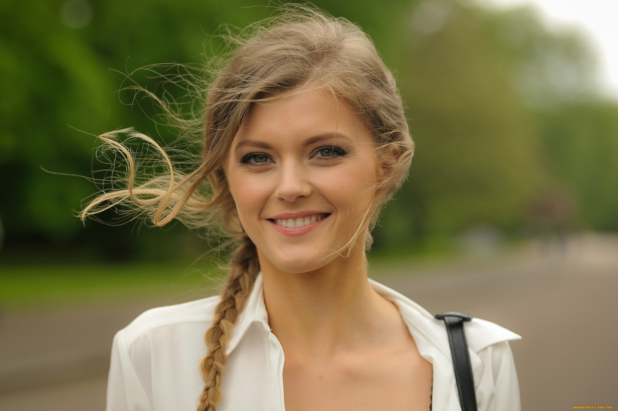 девушки, -unsort, , лица, , портреты, песик