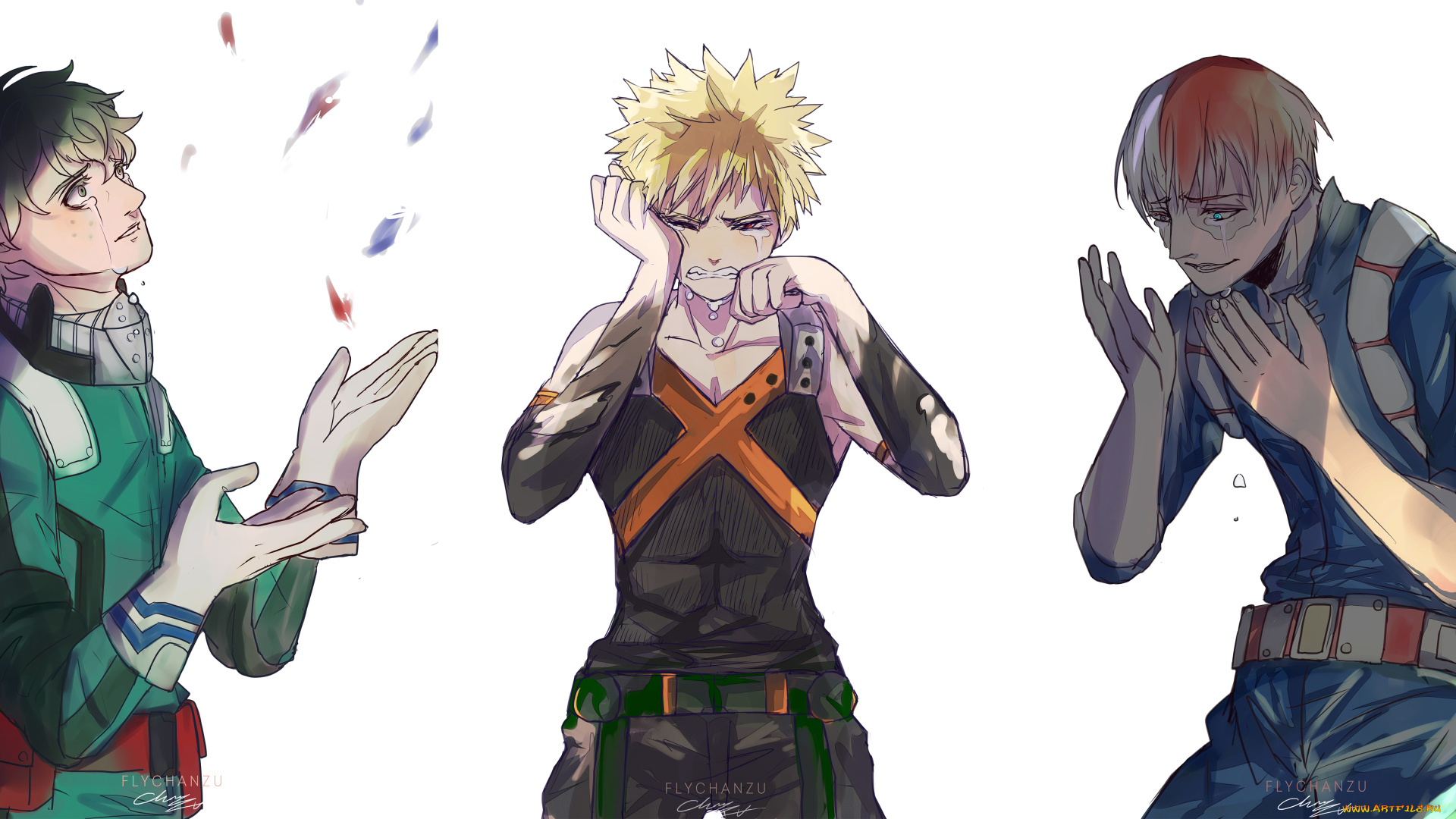 аниме, boku, no, hero, academia, парни