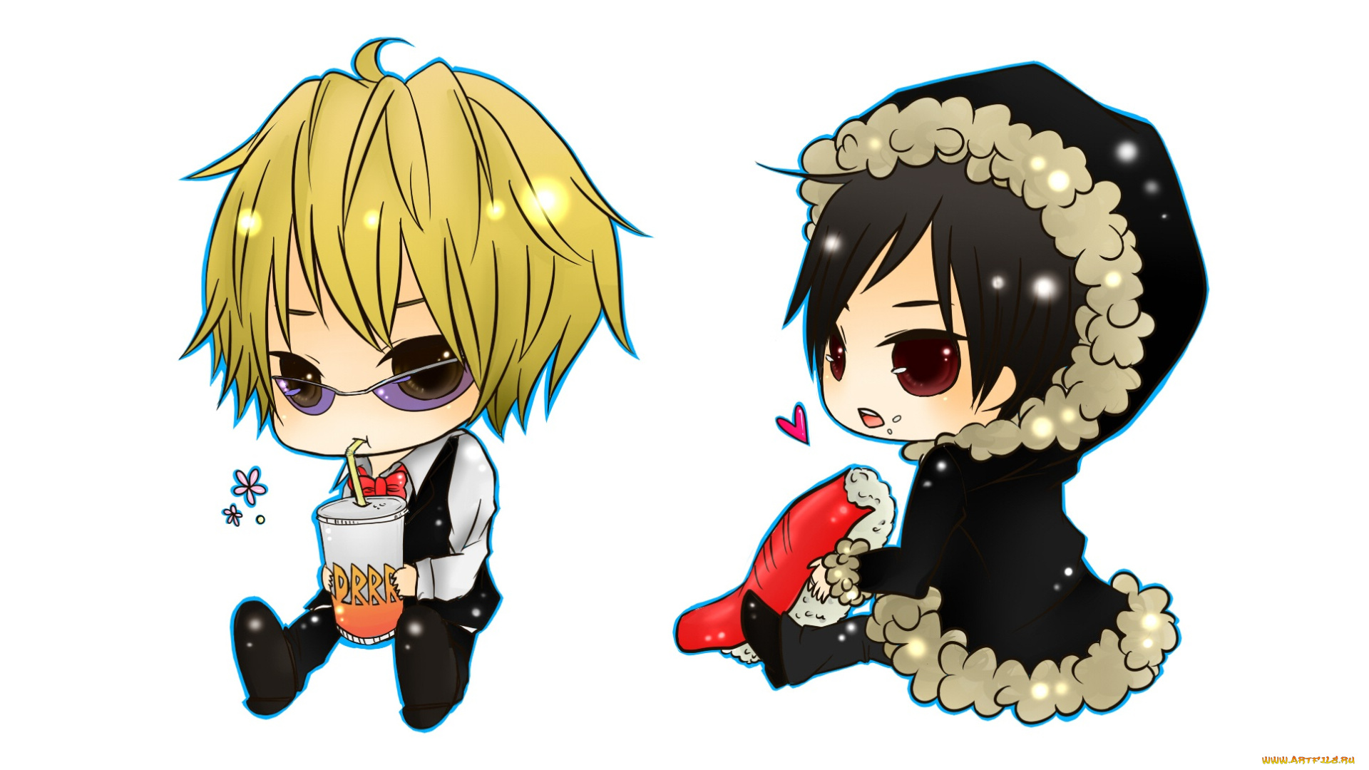 аниме, durarara, малыши