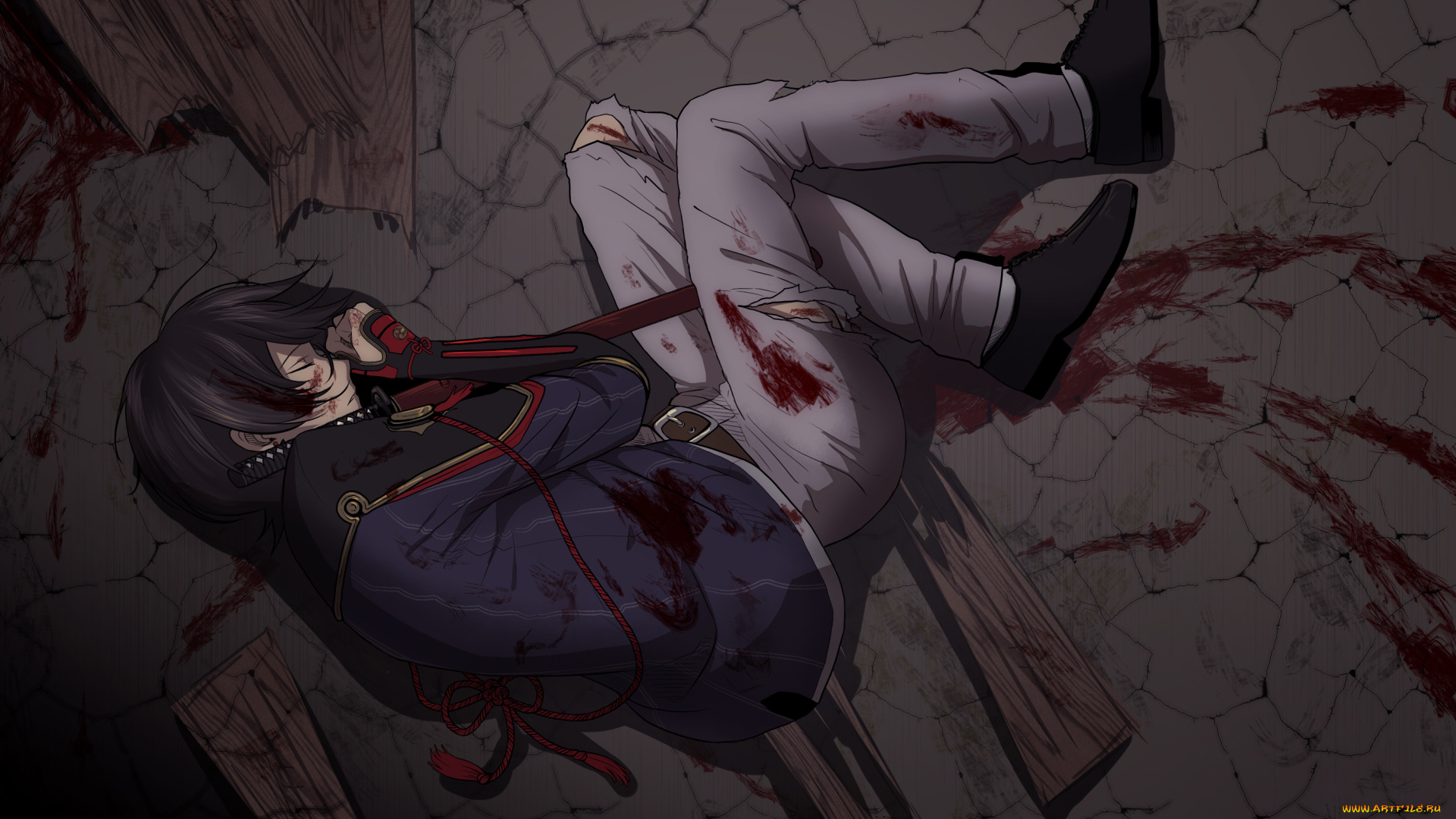 аниме, ensemble, stars, парень