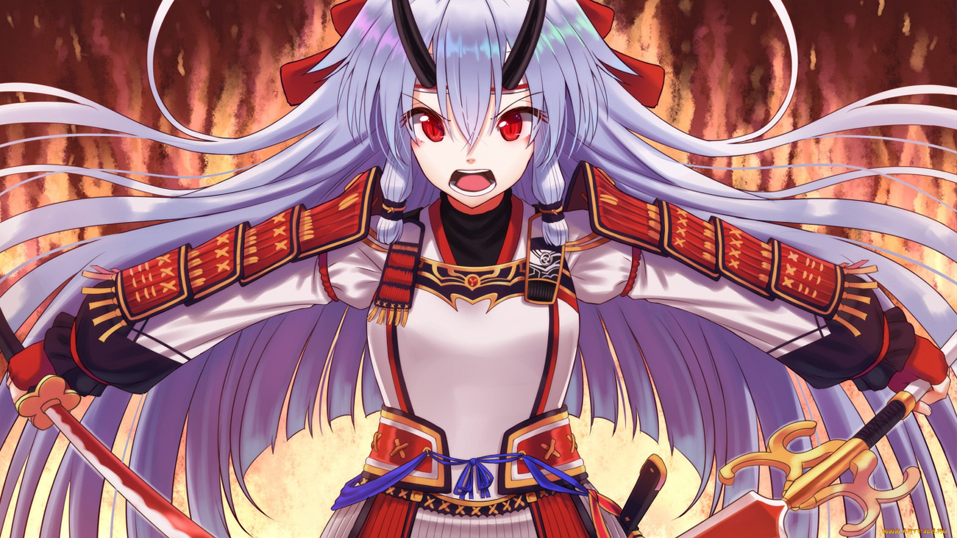 аниме, fate, stay, night, девушка