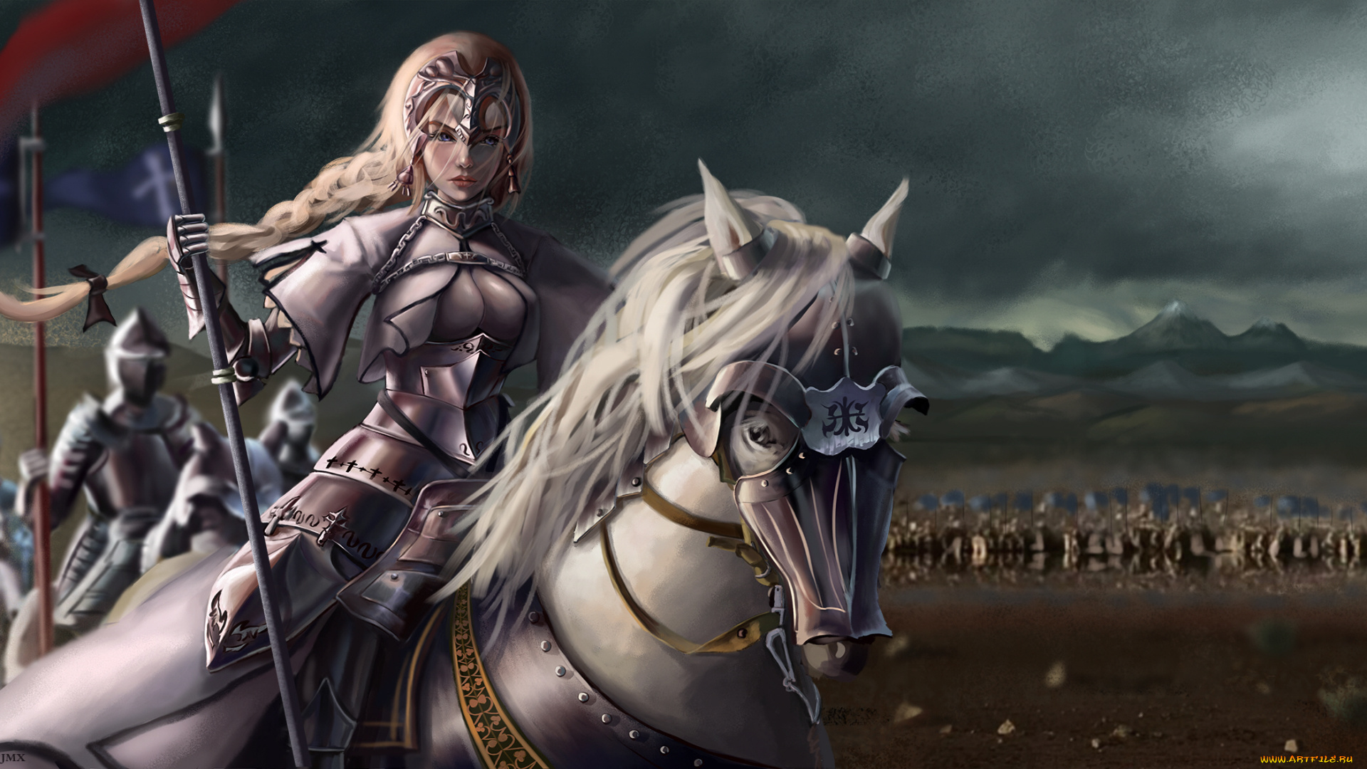 аниме, fate, stay, night, девушка