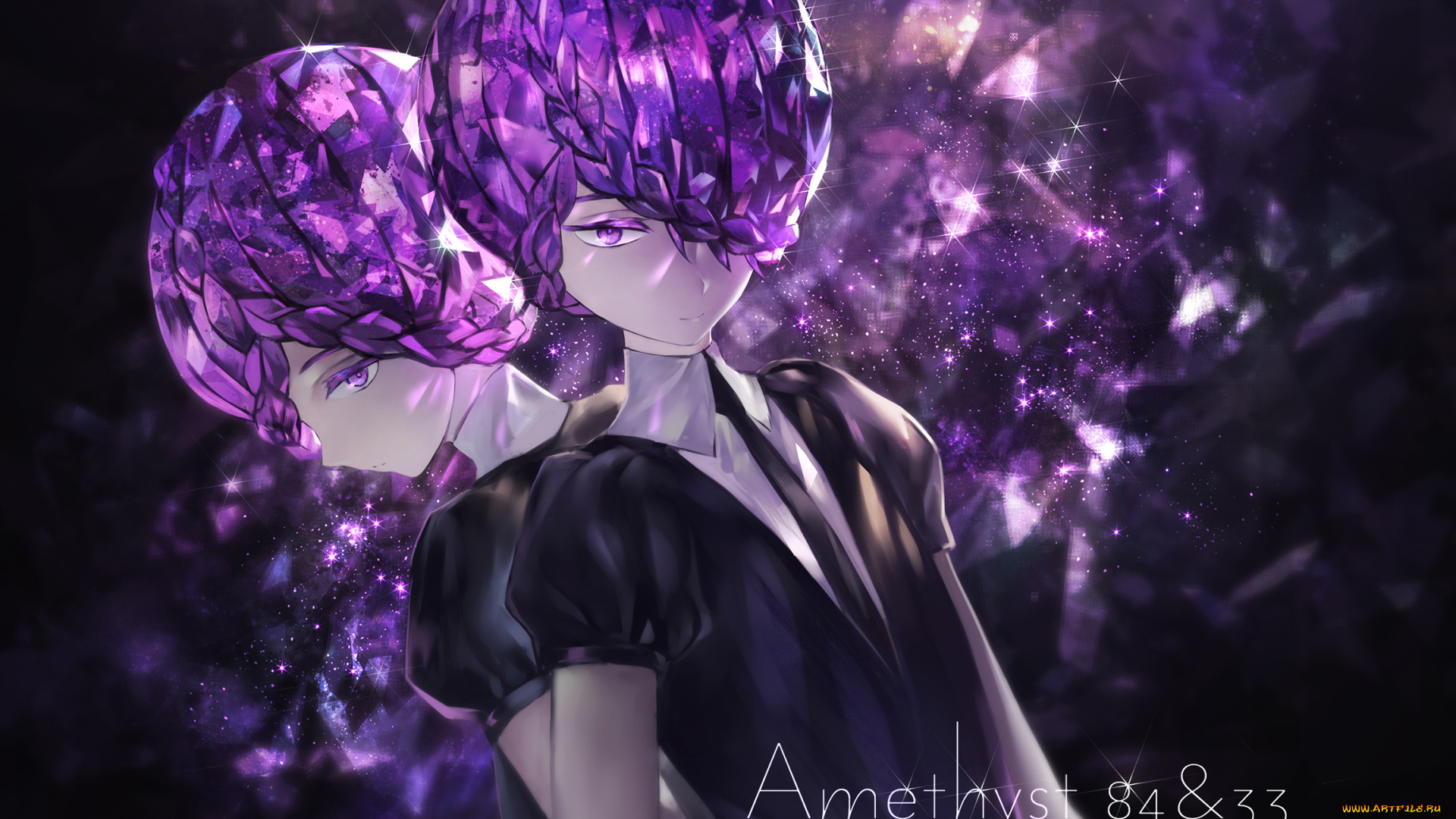 аниме, houseki, no, kuni, двое