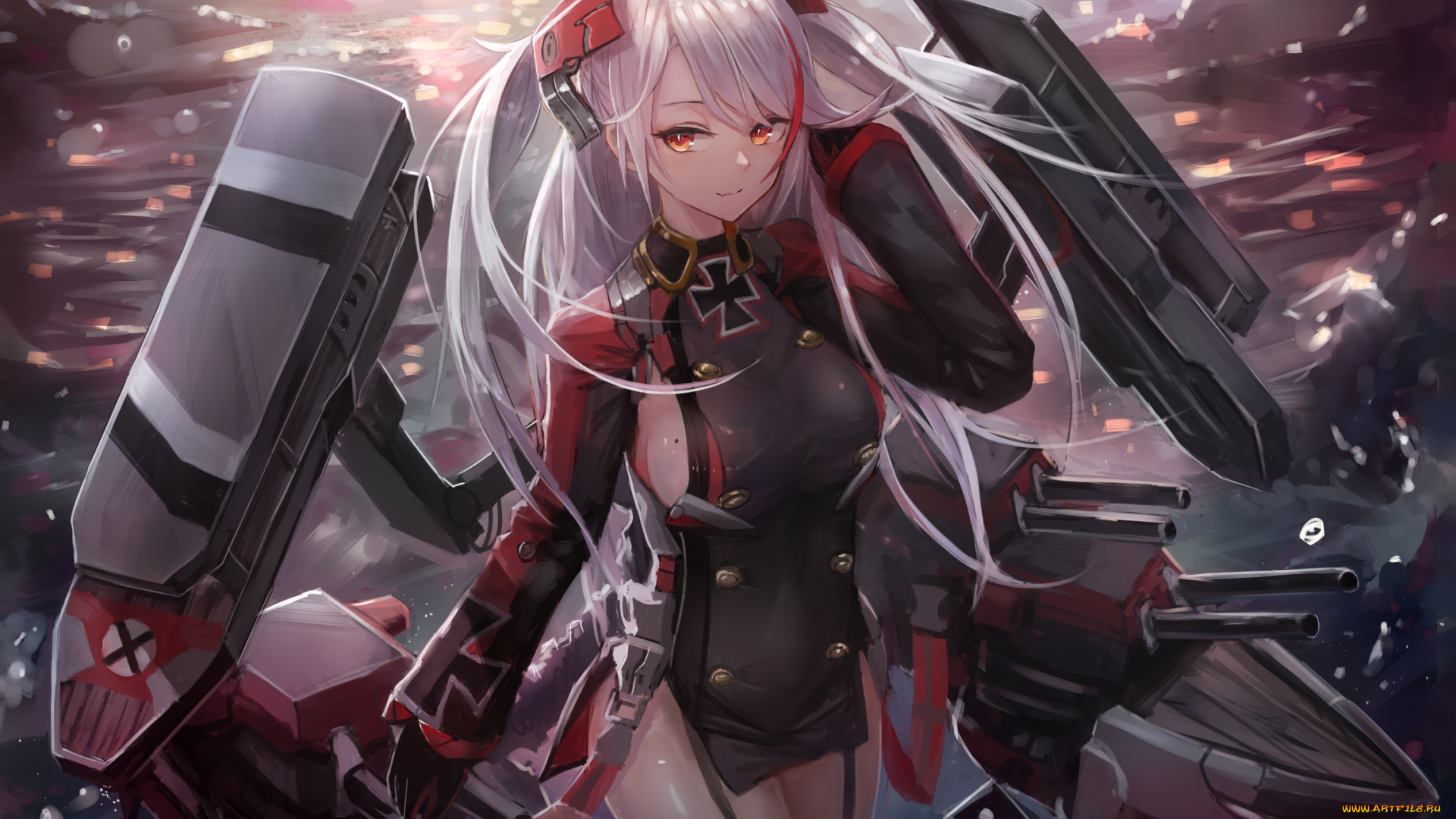 аниме, kantai, collection, девушка