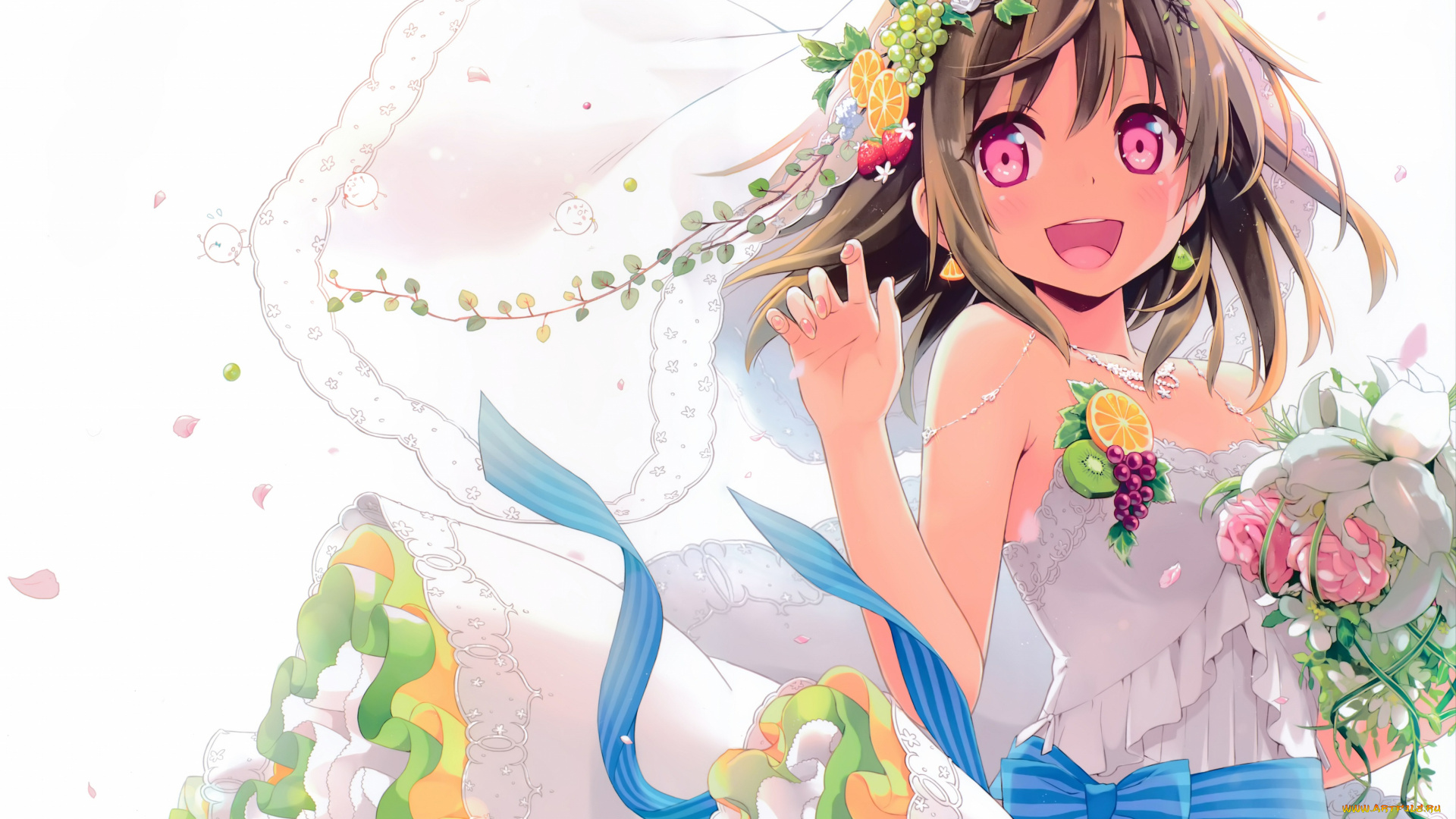 аниме, kantoku, , artbook, девушка