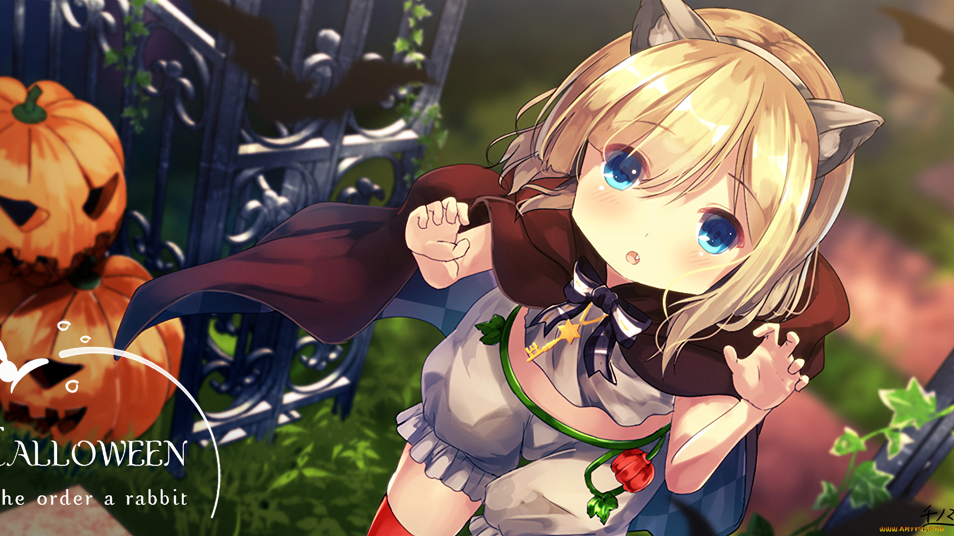 аниме, магия, , колдовство, , halloween, девочка