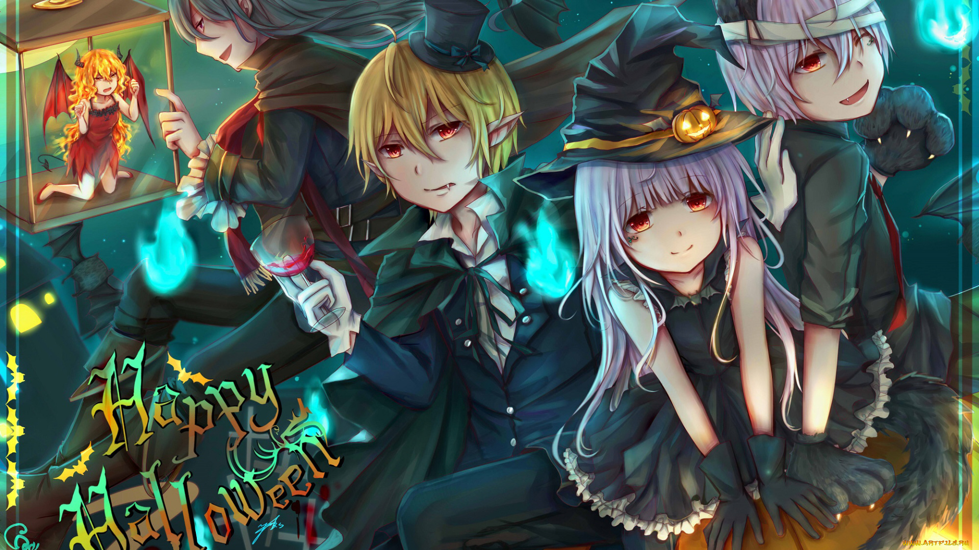 аниме, магия, , колдовство, , halloween, хеллоуин