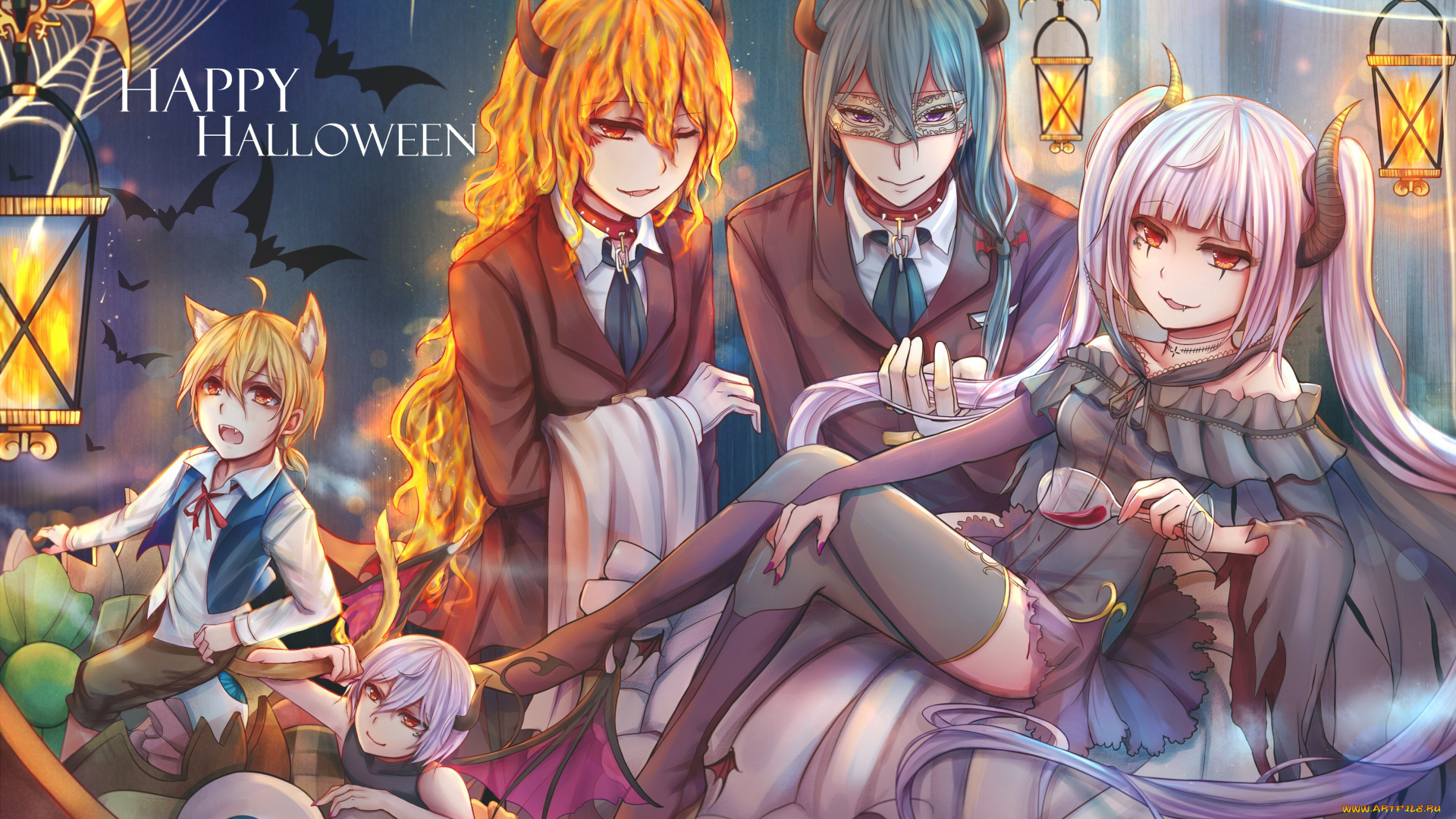 аниме, магия, , колдовство, , halloween, хеллоуин