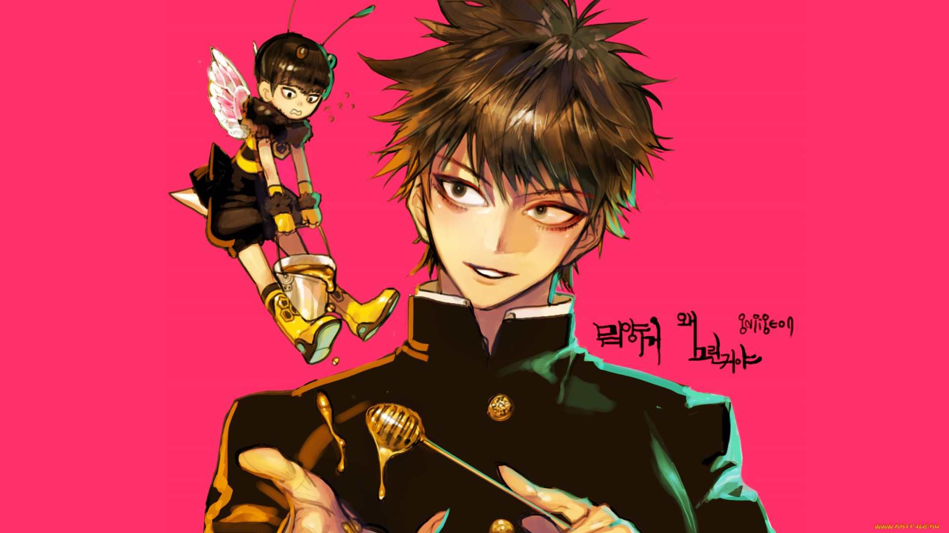 аниме, mob, psycho, 100, парни