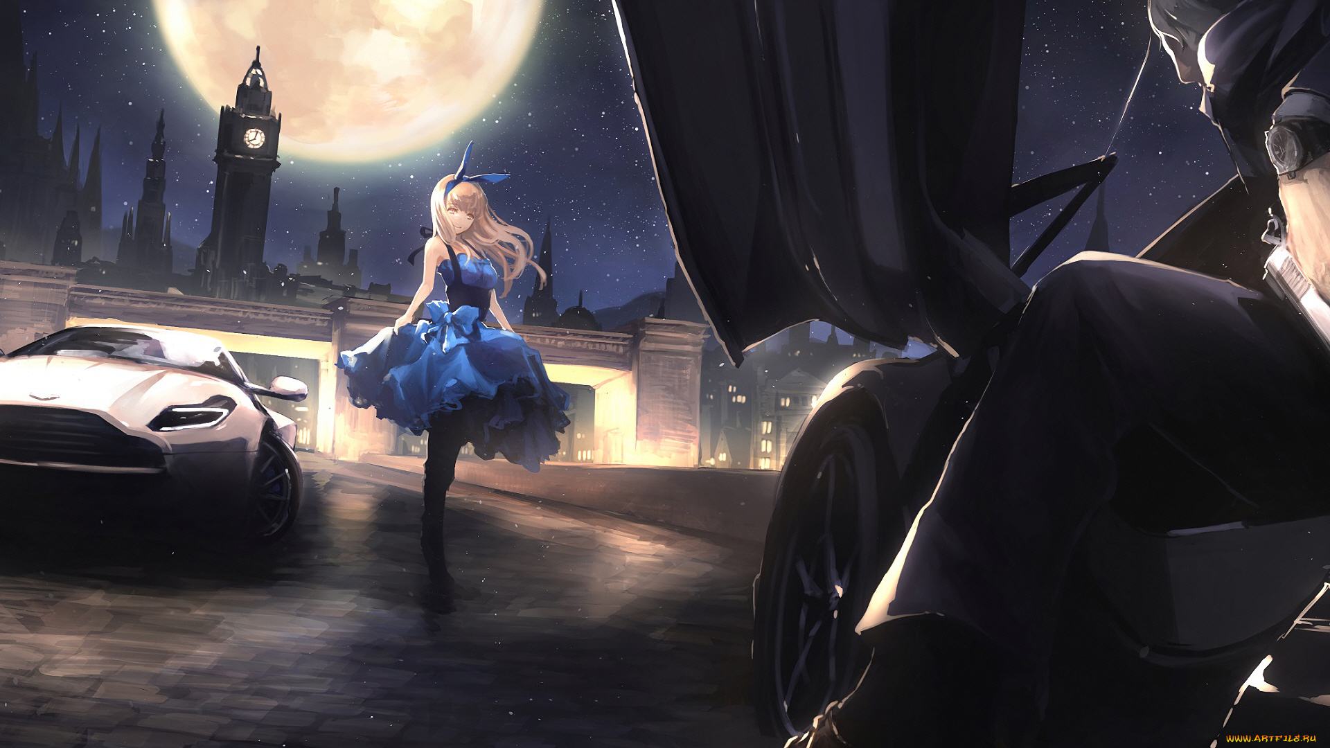 аниме, оружие, , техника, , технологии, девушка