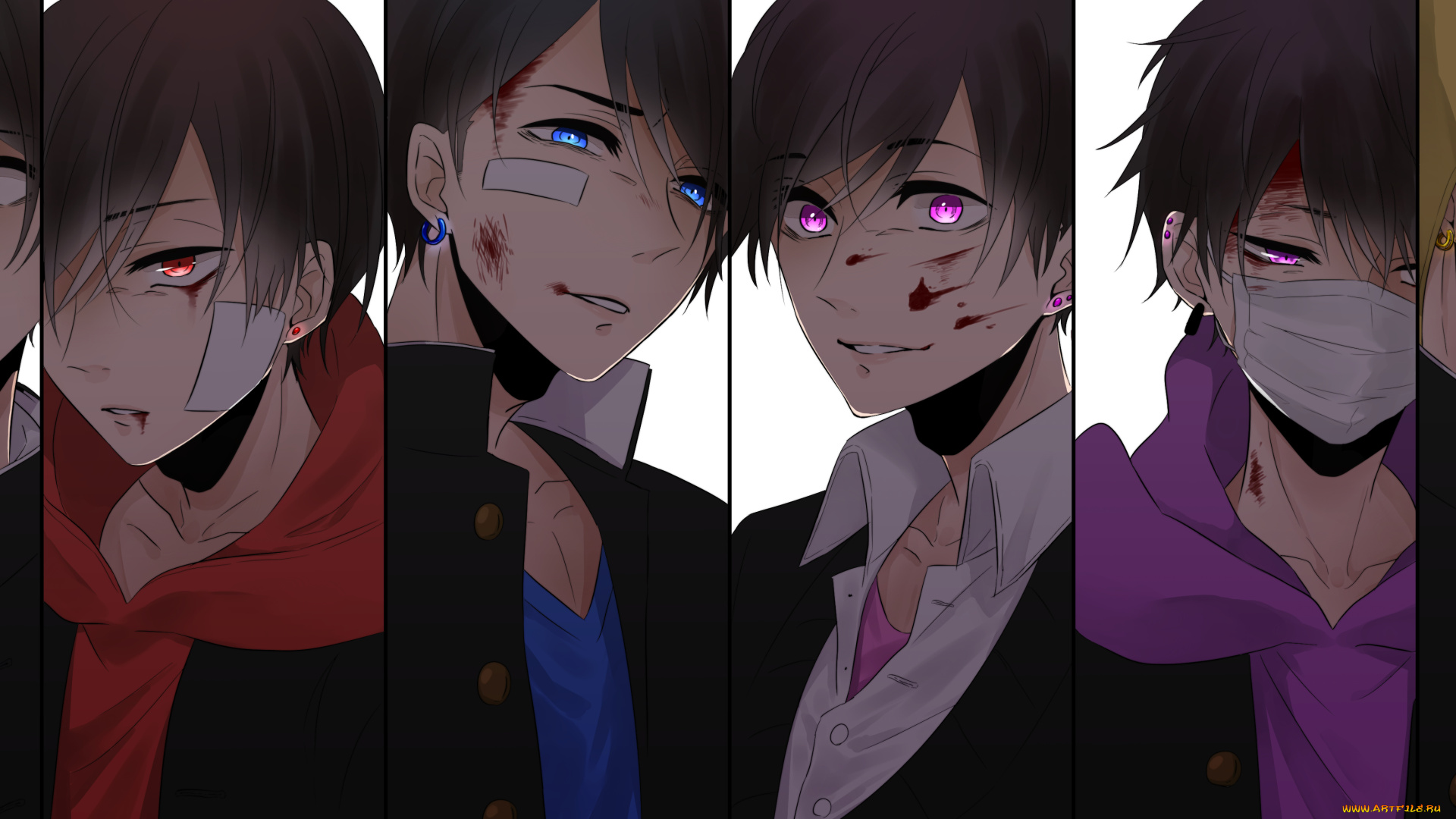 аниме, osomatsu-san, osomatsu, kun