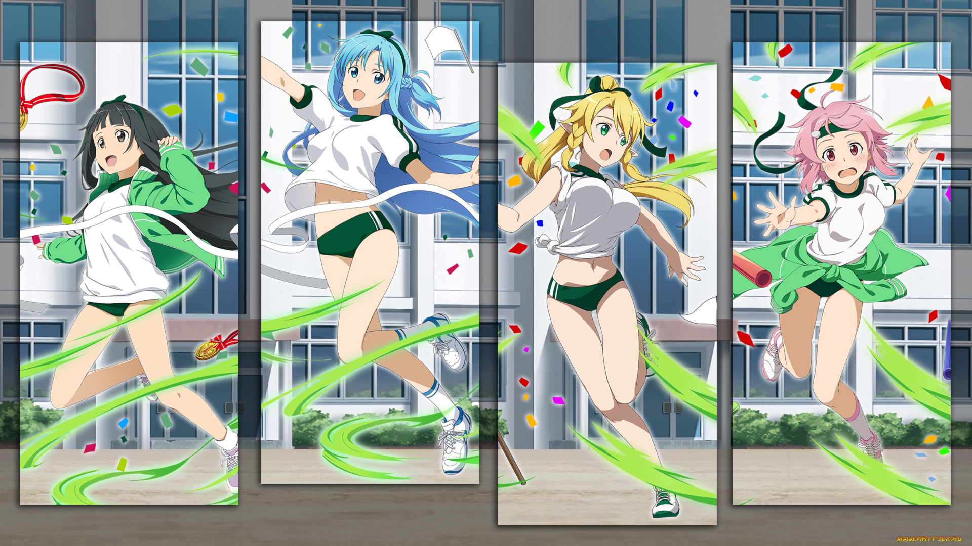 аниме, sword, art, online, мастера, меча, онлайн