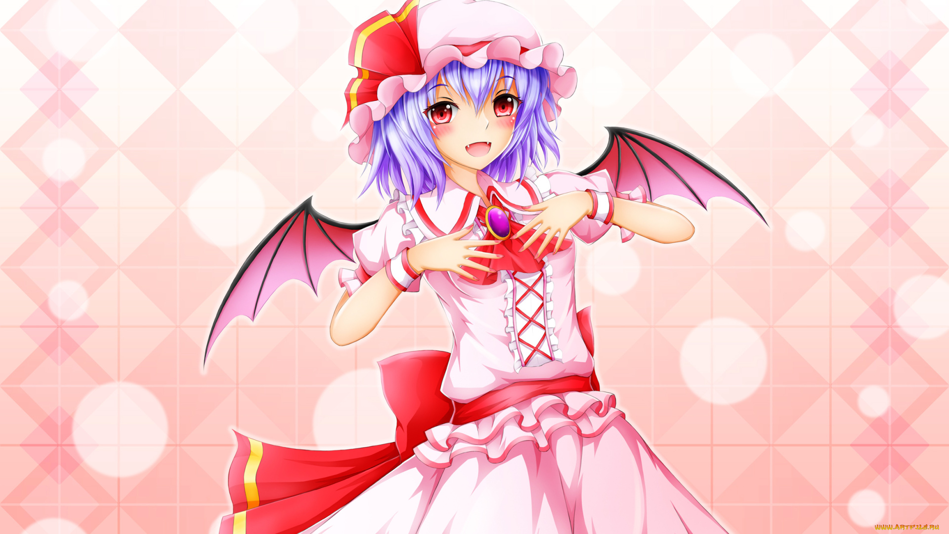 аниме, touhou, девочка