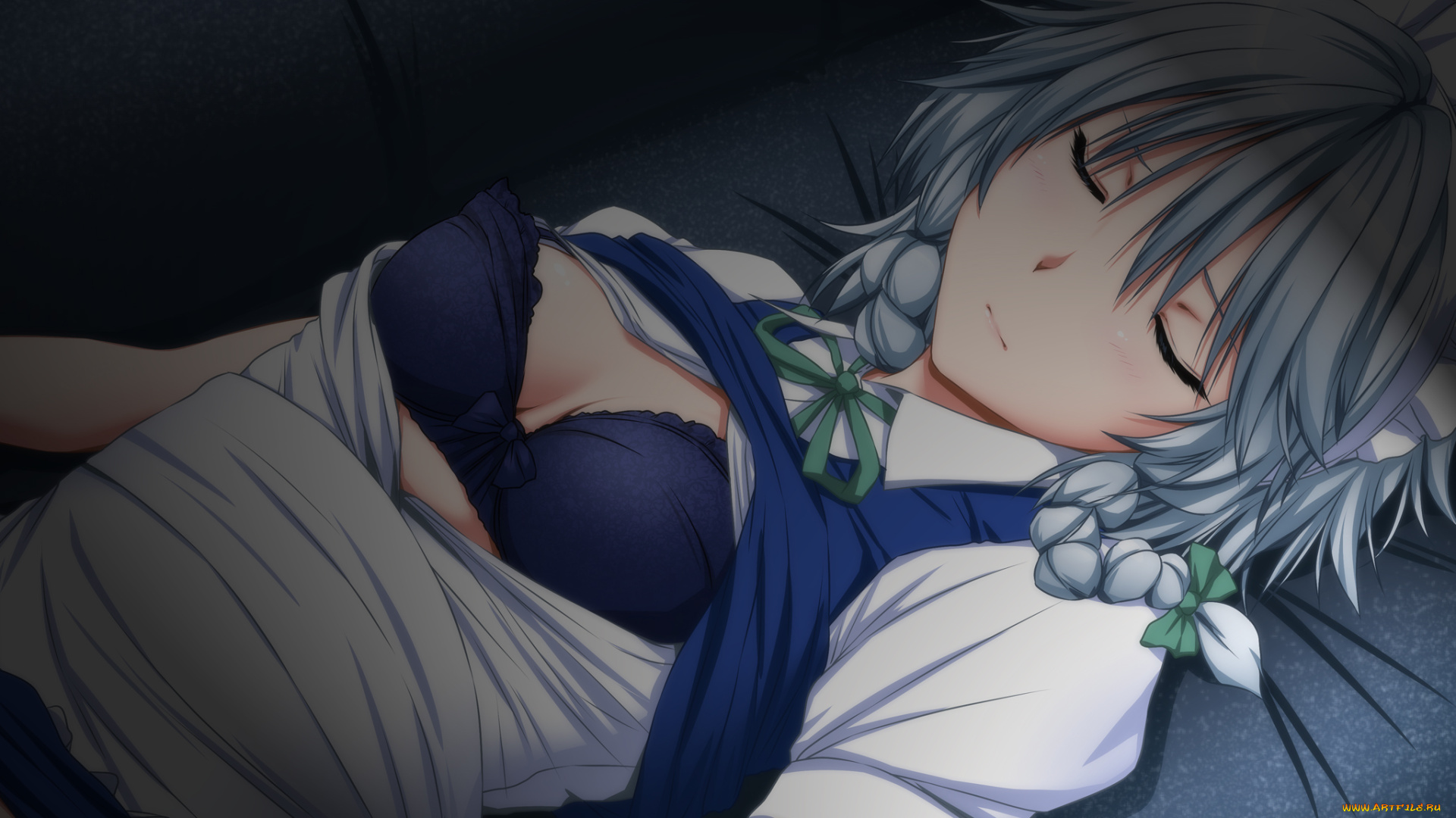 аниме, touhou, izayoi, sakuya