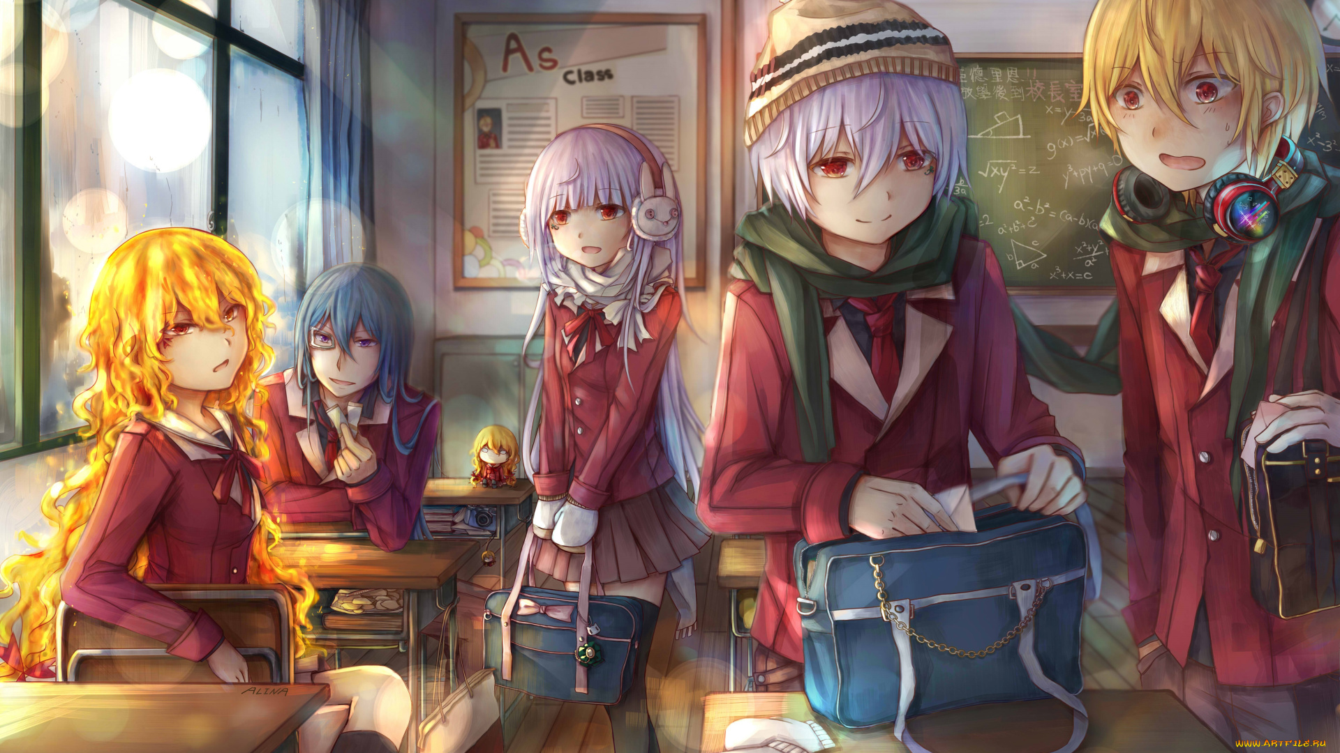 аниме, unknown, , другое, , школа