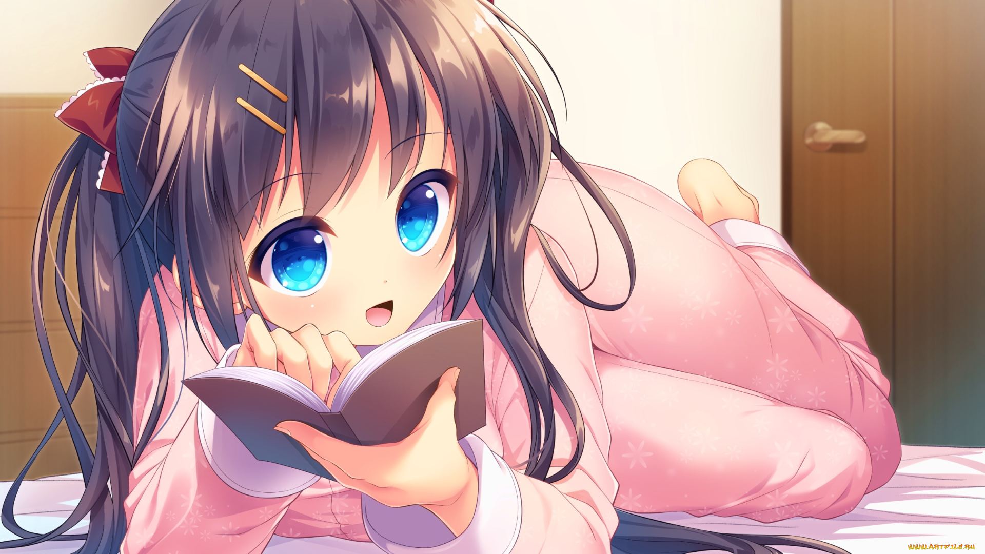 аниме, unknown, , другое, , взгляд, фон, девушка