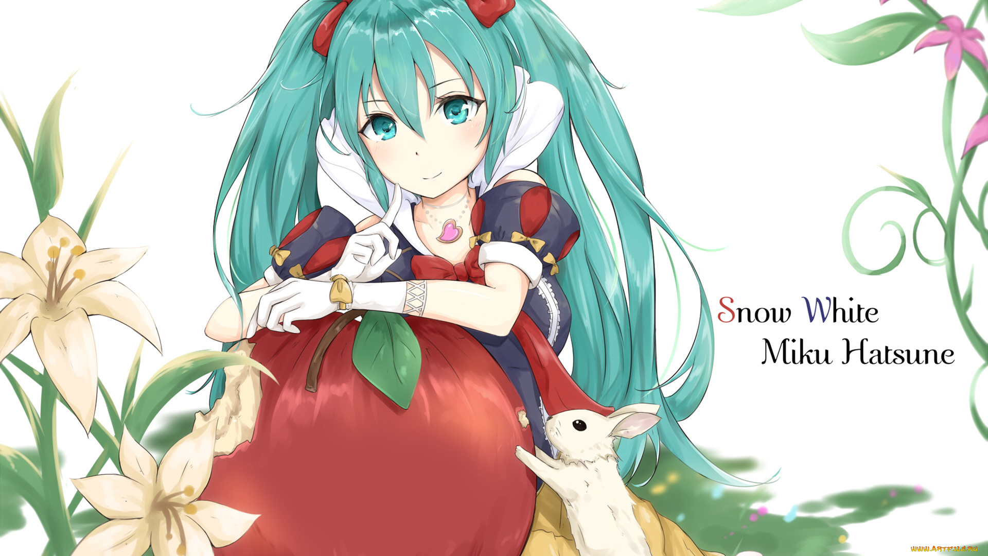 аниме, vocaloid, девушка