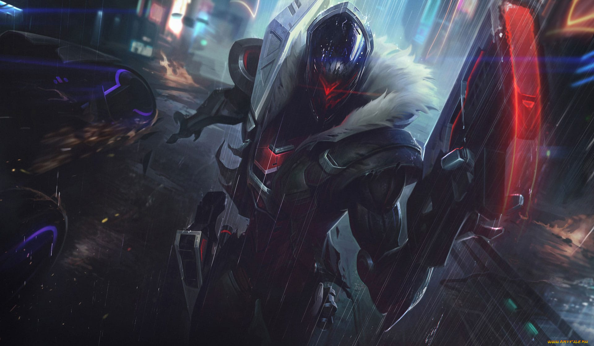 видео, игры, league, of, legends, league, of, legends, jhin