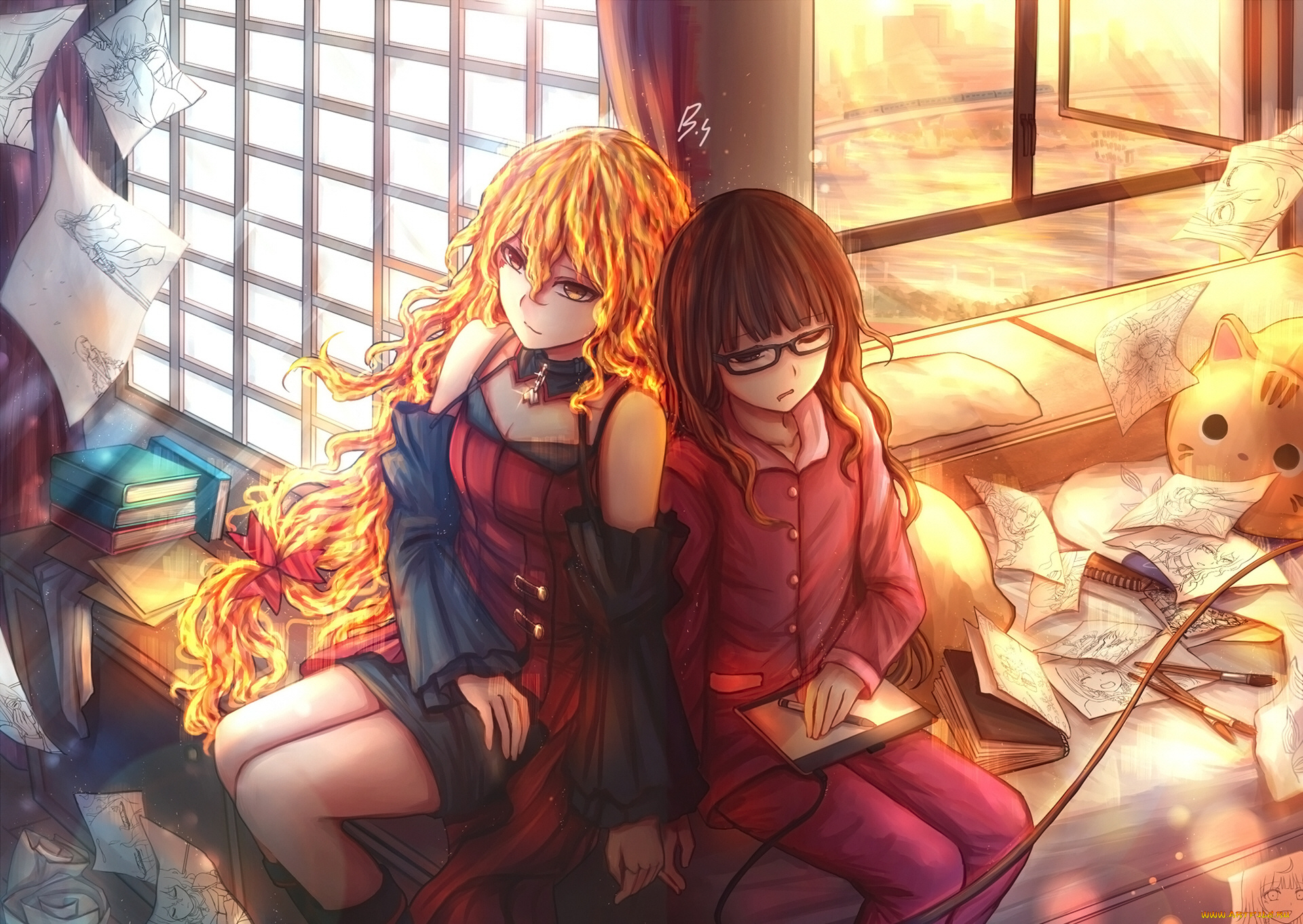 аниме, unknown, , другое, , девушки