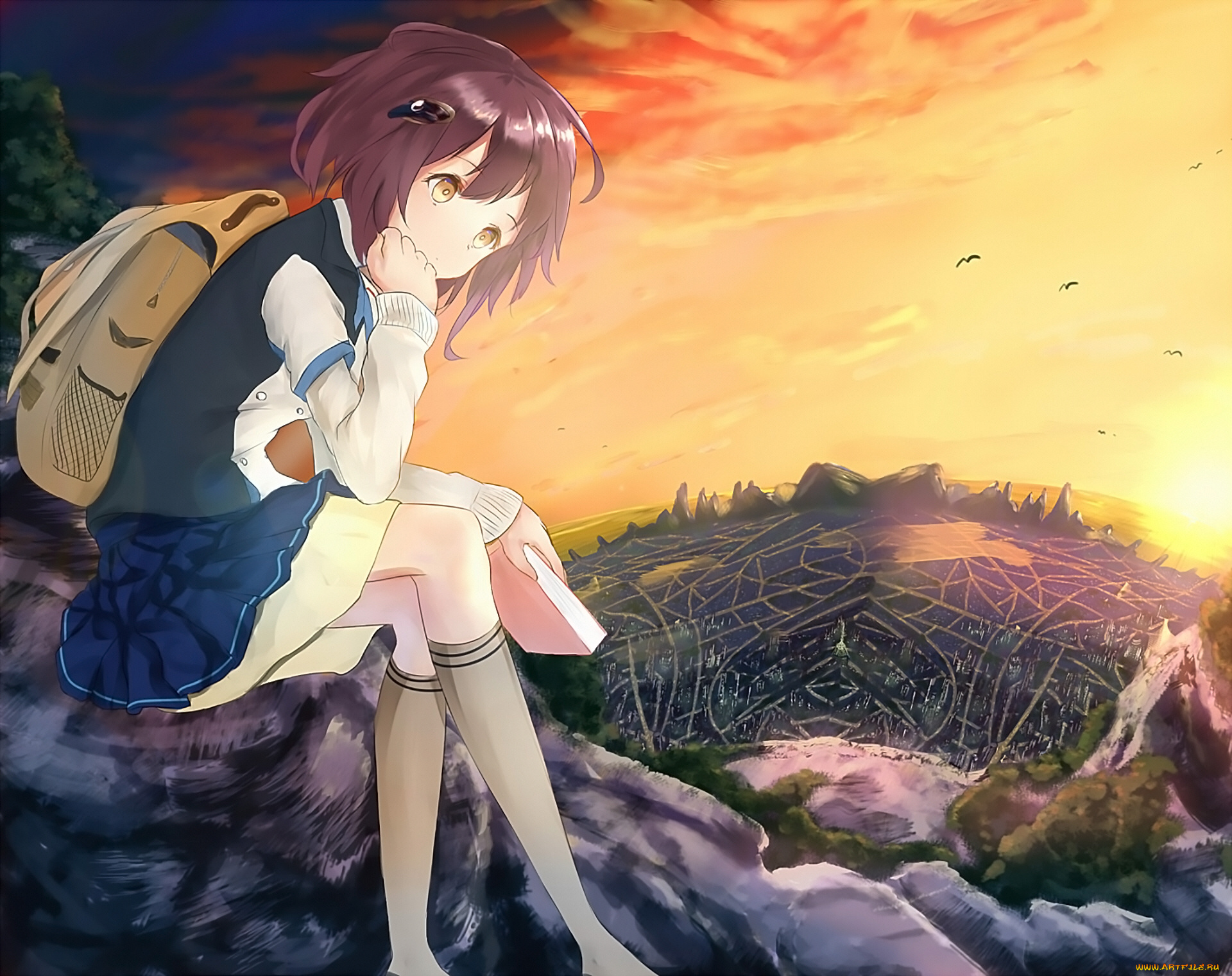 аниме, unknown, , другое, , девушка