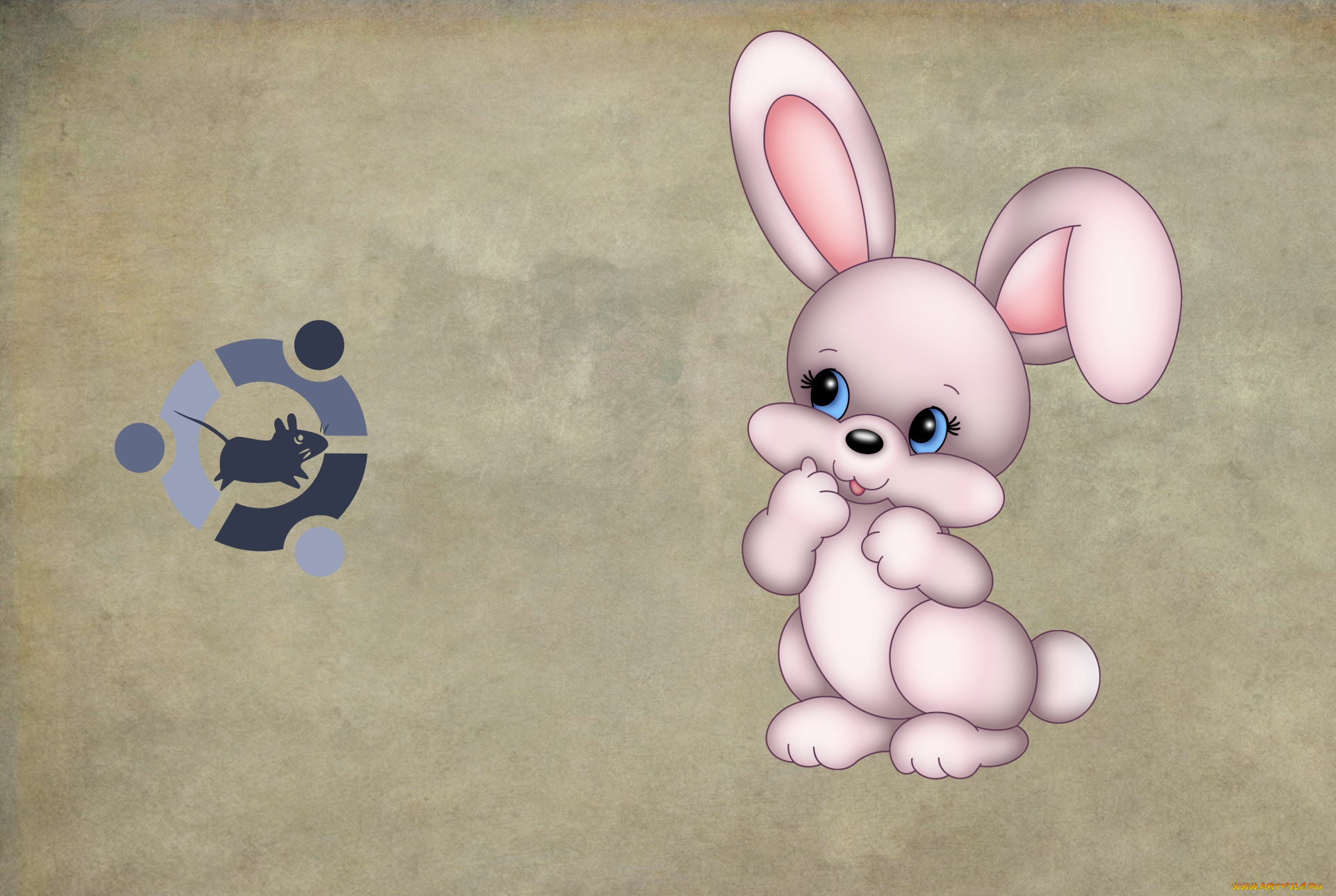 компьютеры, ubuntu, linux, фон, логотип