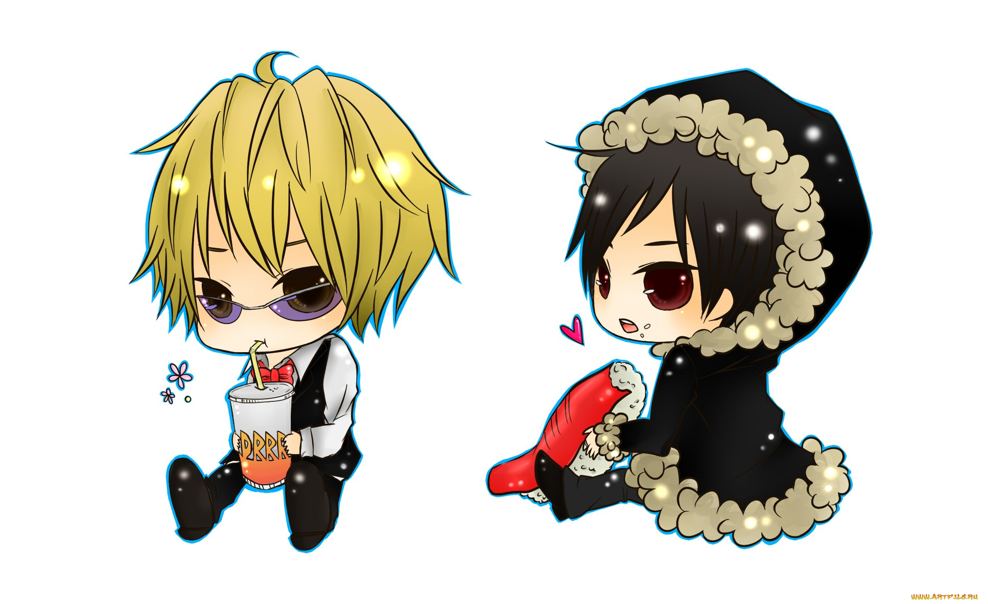 аниме, durarara, малыши