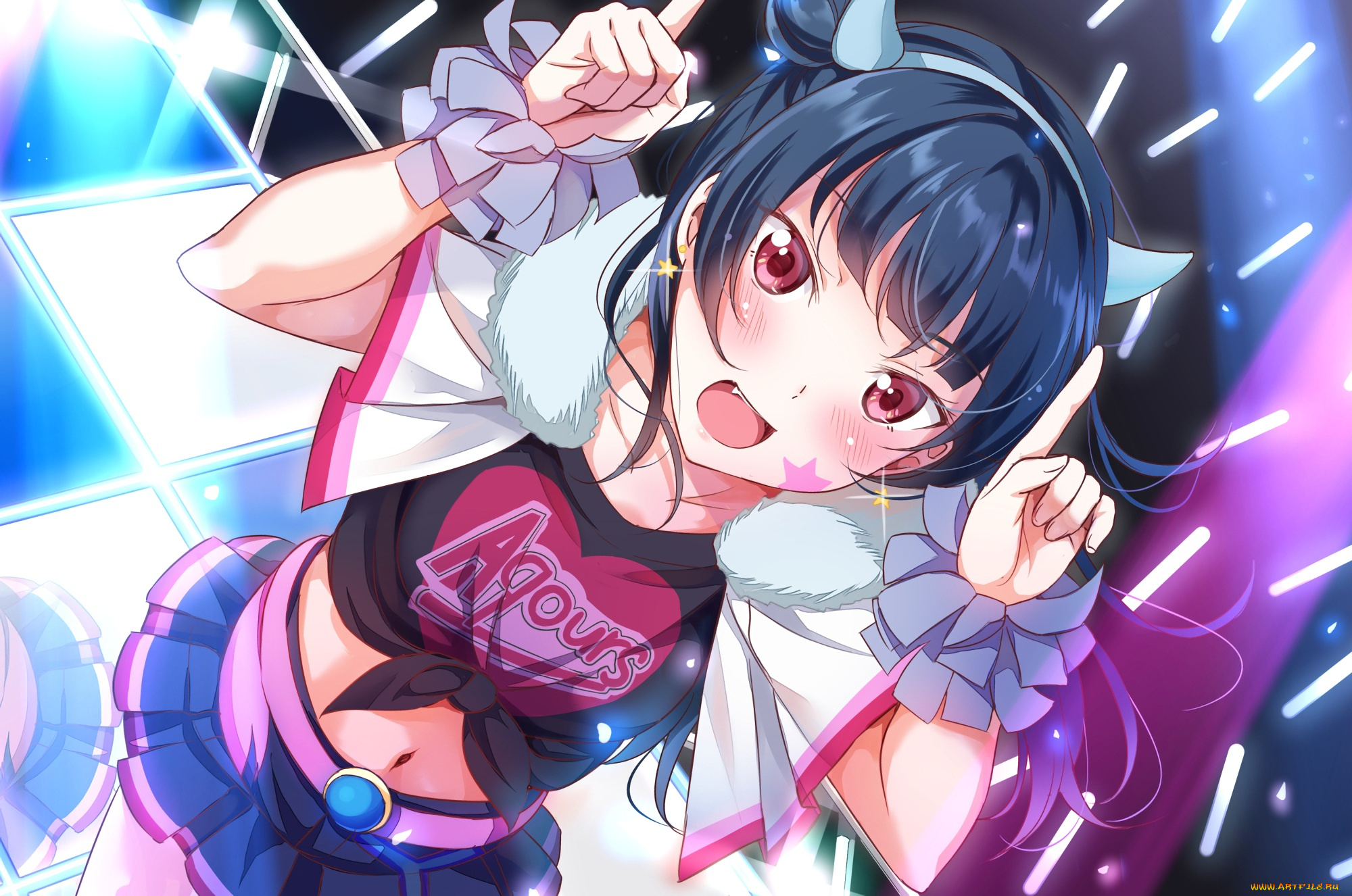 аниме, love, live, , school, idol, project, tsushima, yoshiko