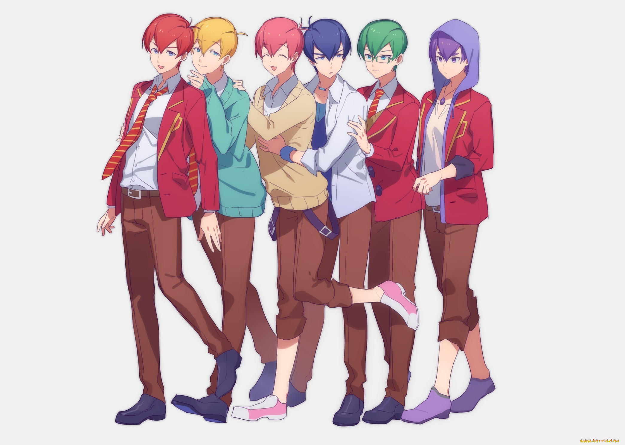 аниме, osomatsu-san, osomatsu, kun