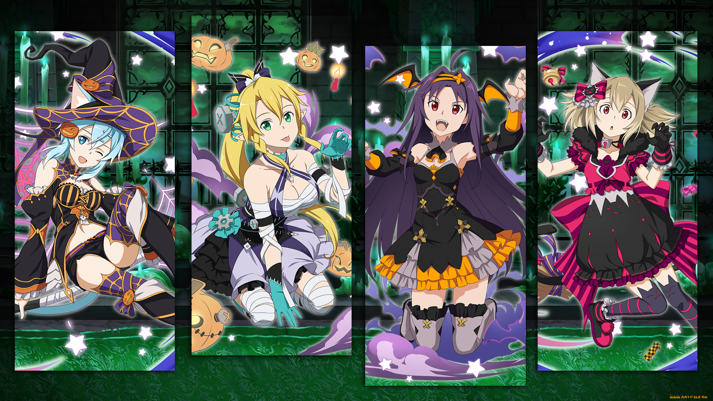 аниме, sword, art, online, мастера, меча, онлайн