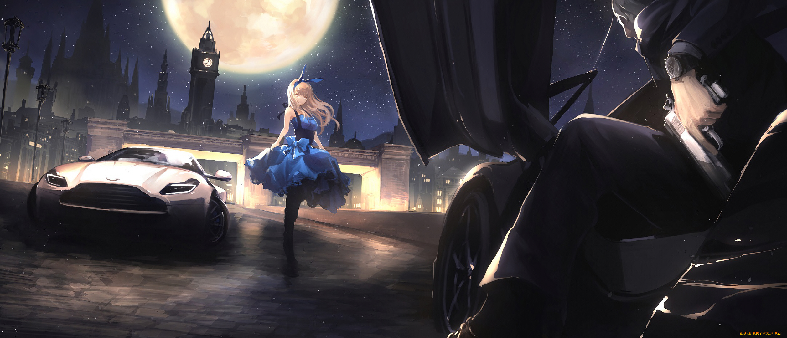 аниме, оружие, , техника, , технологии, девушка