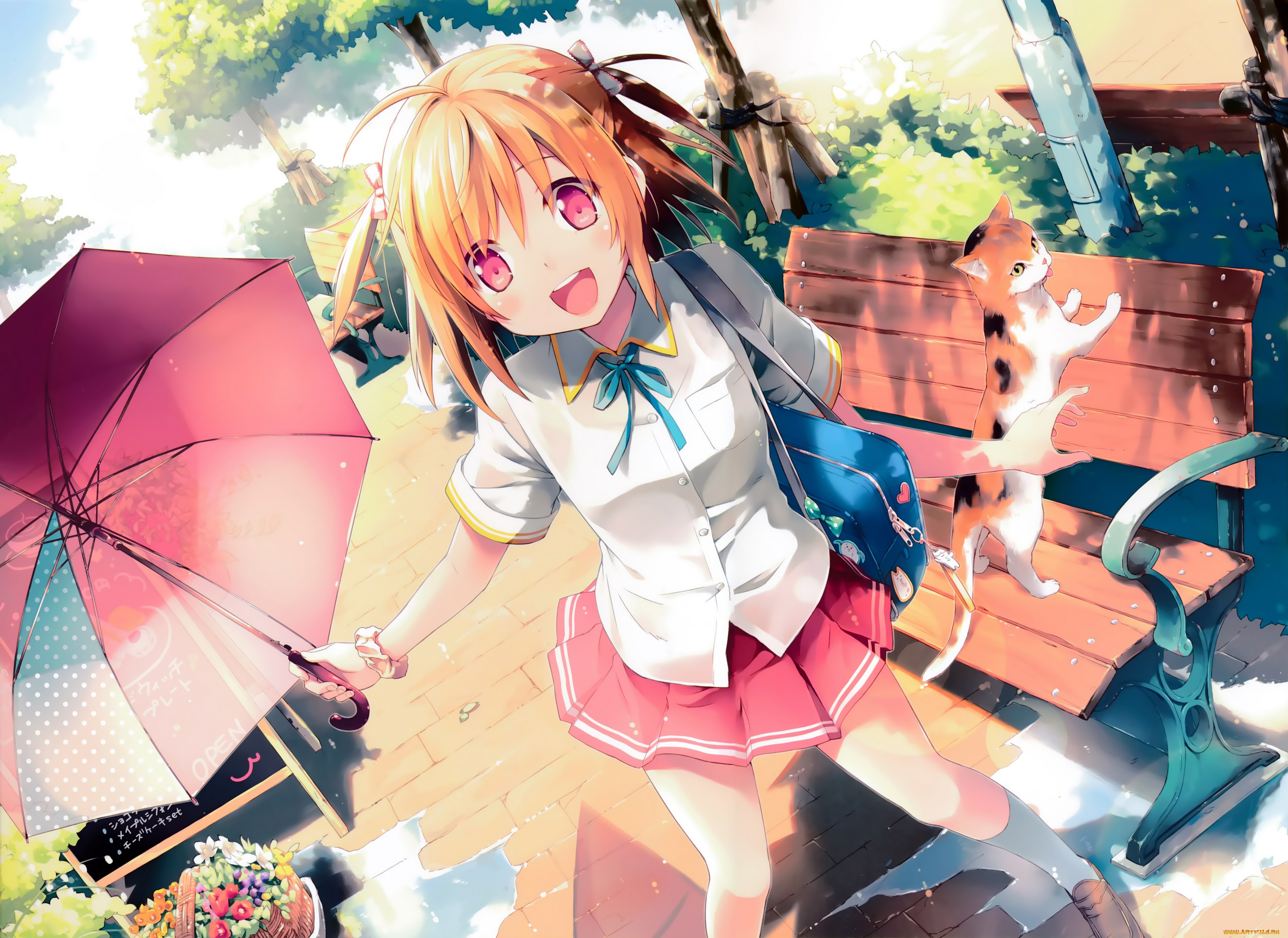 аниме, kantoku, , artbook, девушка