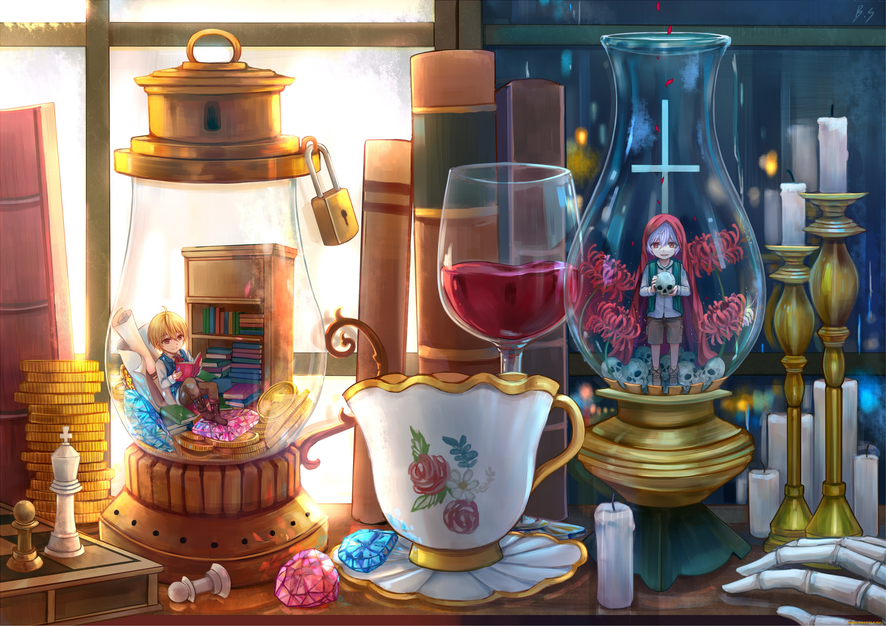 аниме, магия, , колдовство, , halloween, колбы