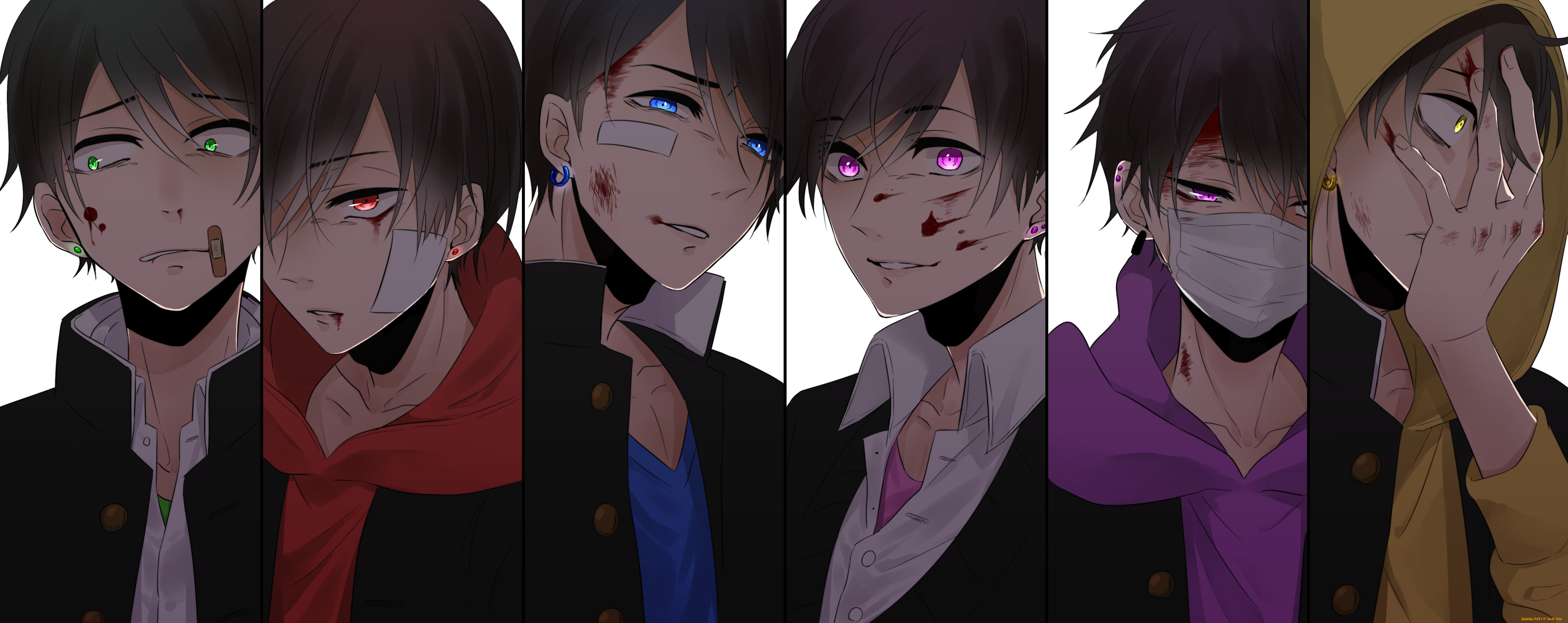 аниме, osomatsu-san, osomatsu, kun