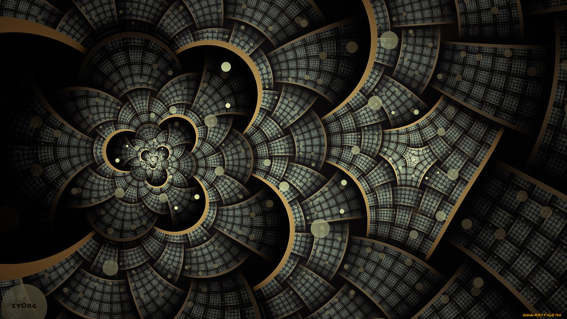 3д, графика, фракталы, , fractal, фон, цвет, узор