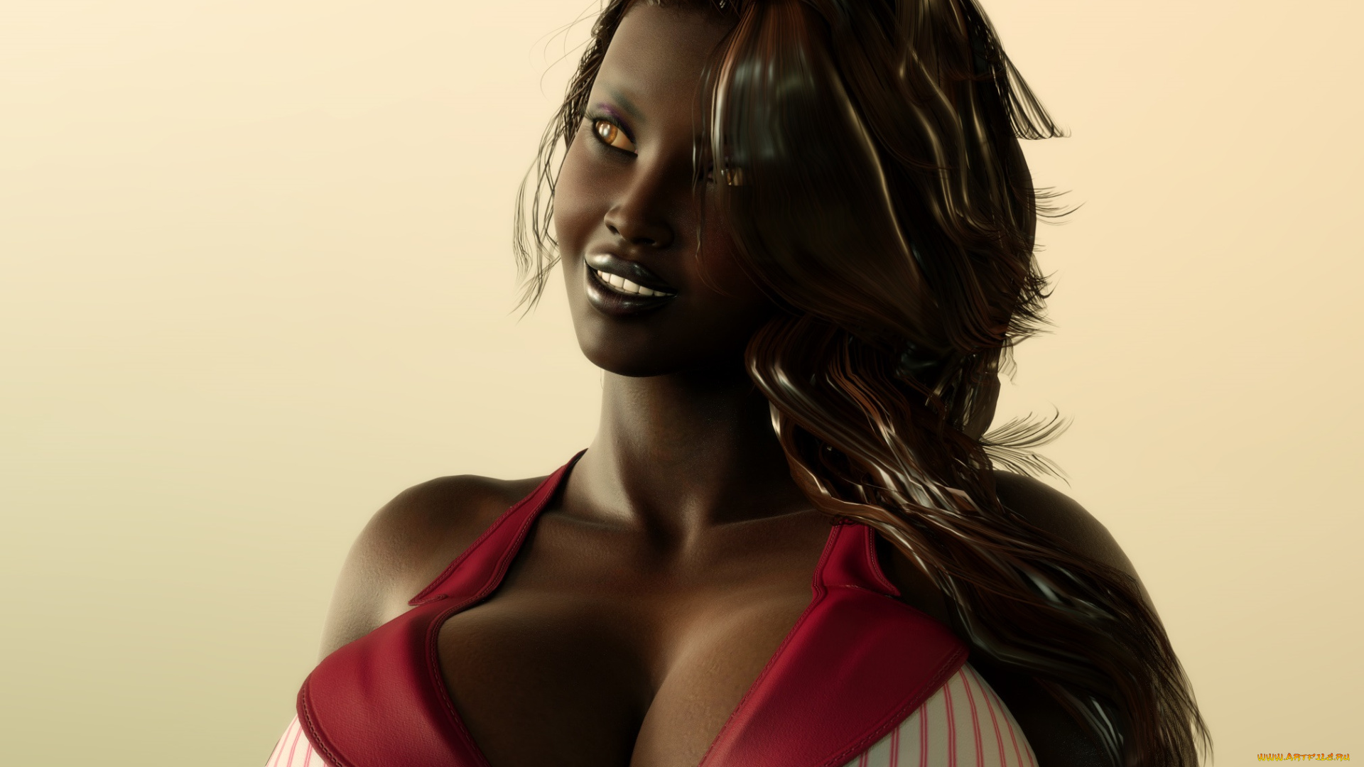 3д, графика, портрет, , portraits, фон, взгляд, девушка