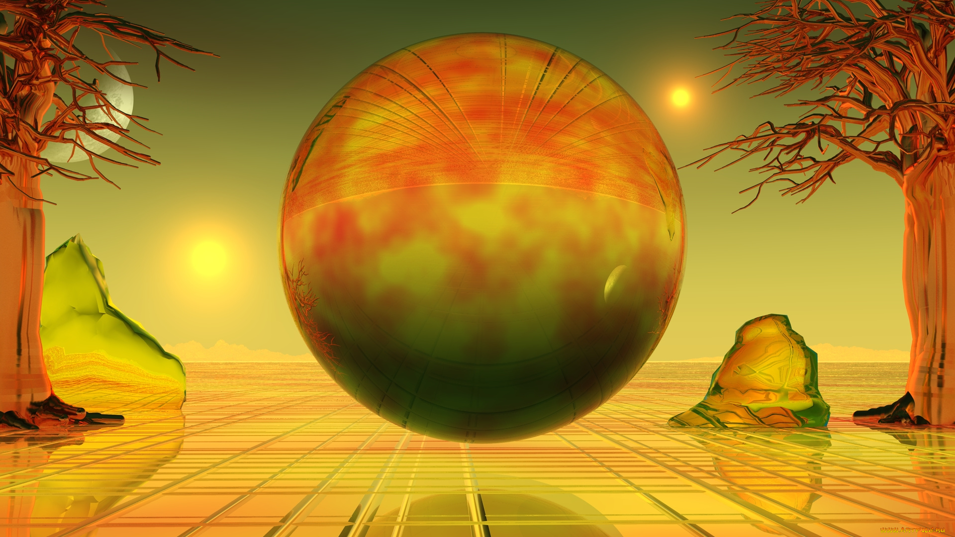 3д, графика, шары, , balls, фон, шар