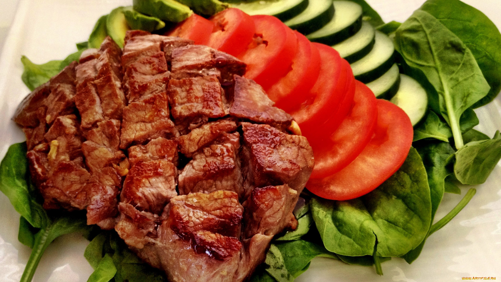 еда, мясные, блюда, мясо, стейк