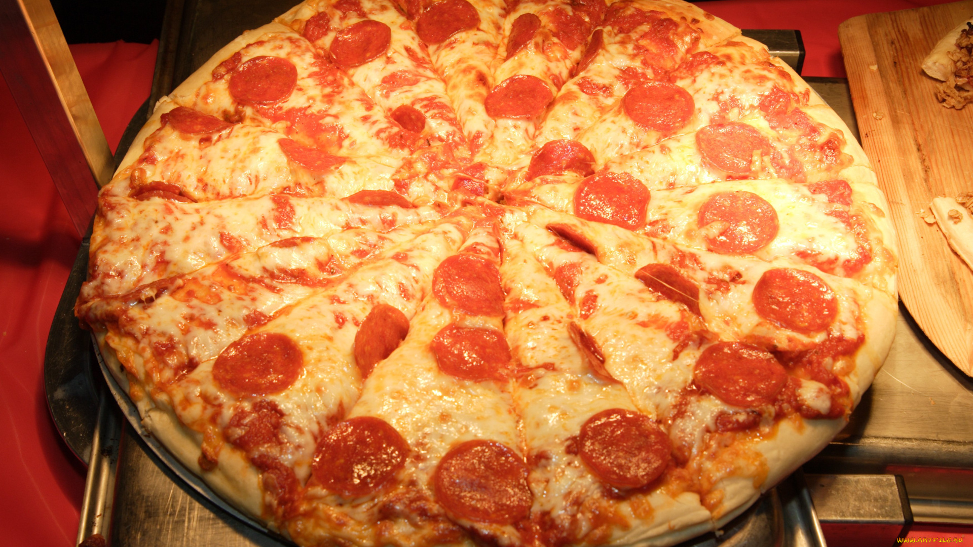 еда, пицца, колбаса, сыр