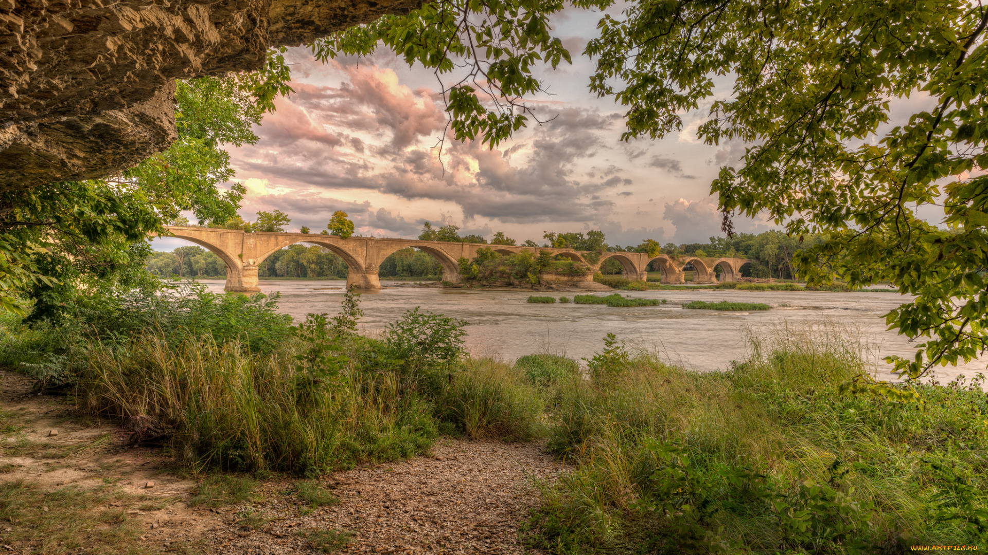 природа, реки, озера, простор