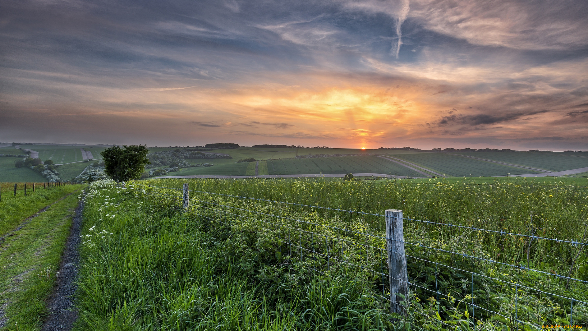 природа, восходы, закаты, простор