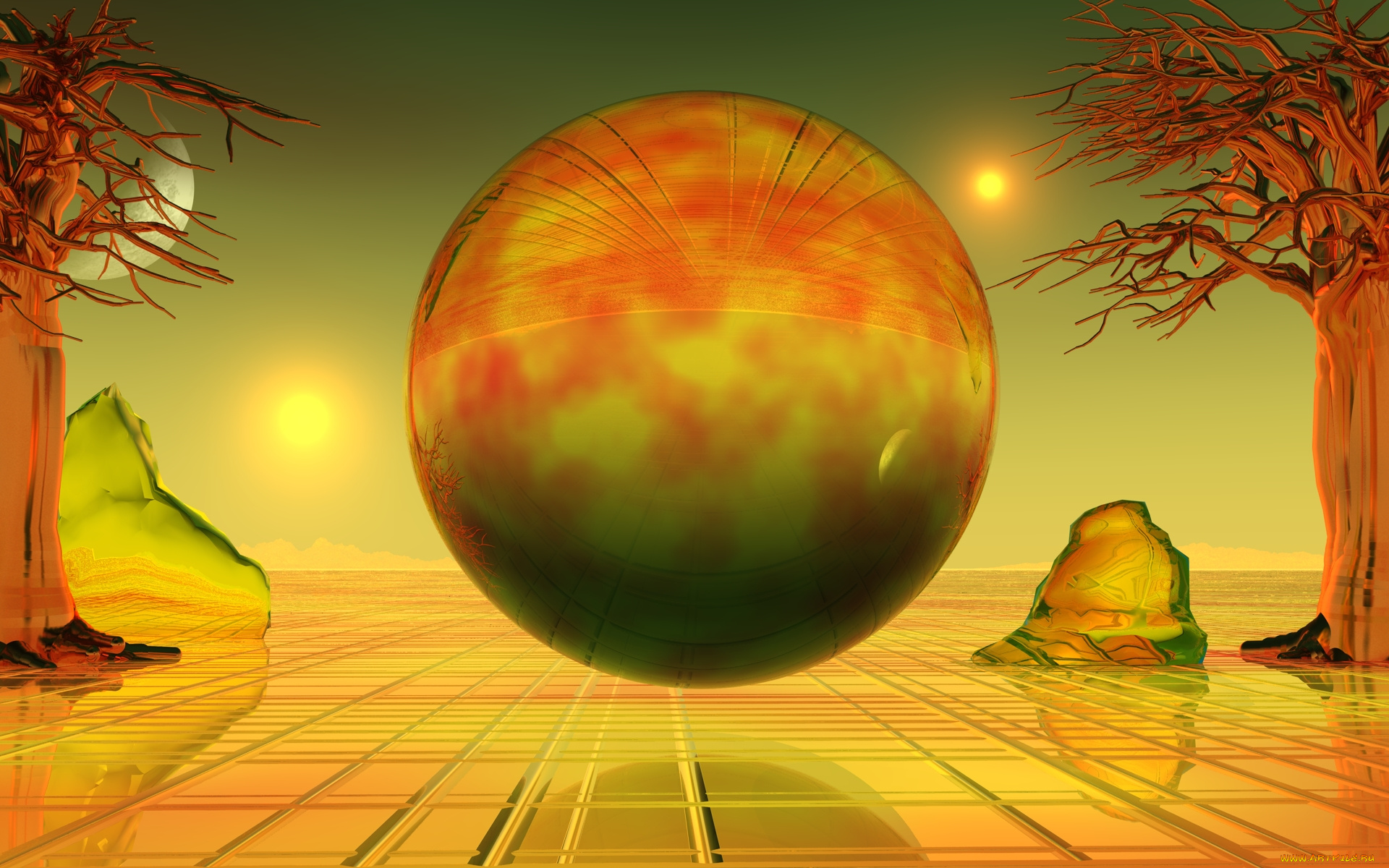 3д, графика, шары, , balls, фон, шар