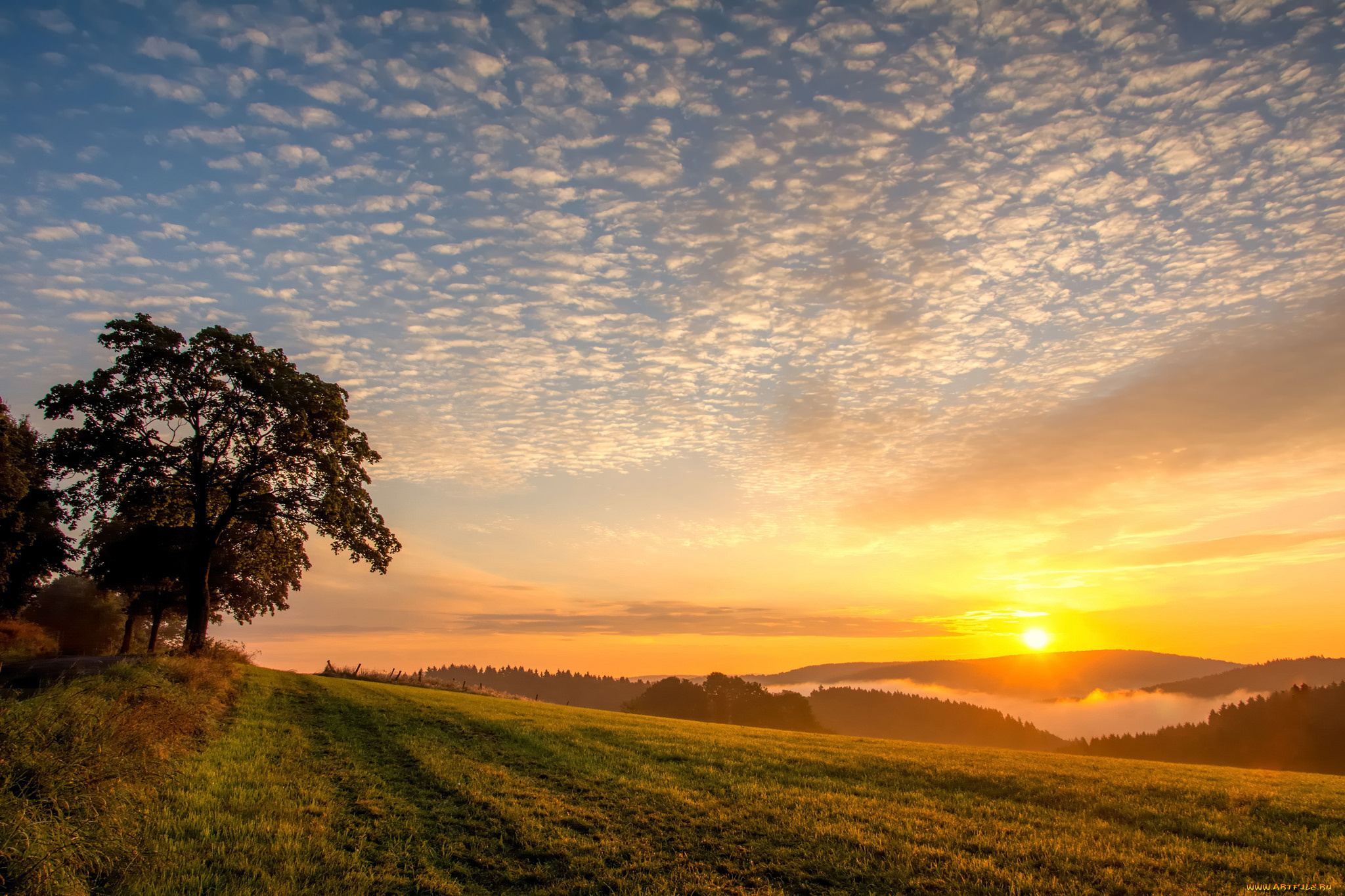 природа, восходы, закаты, простор