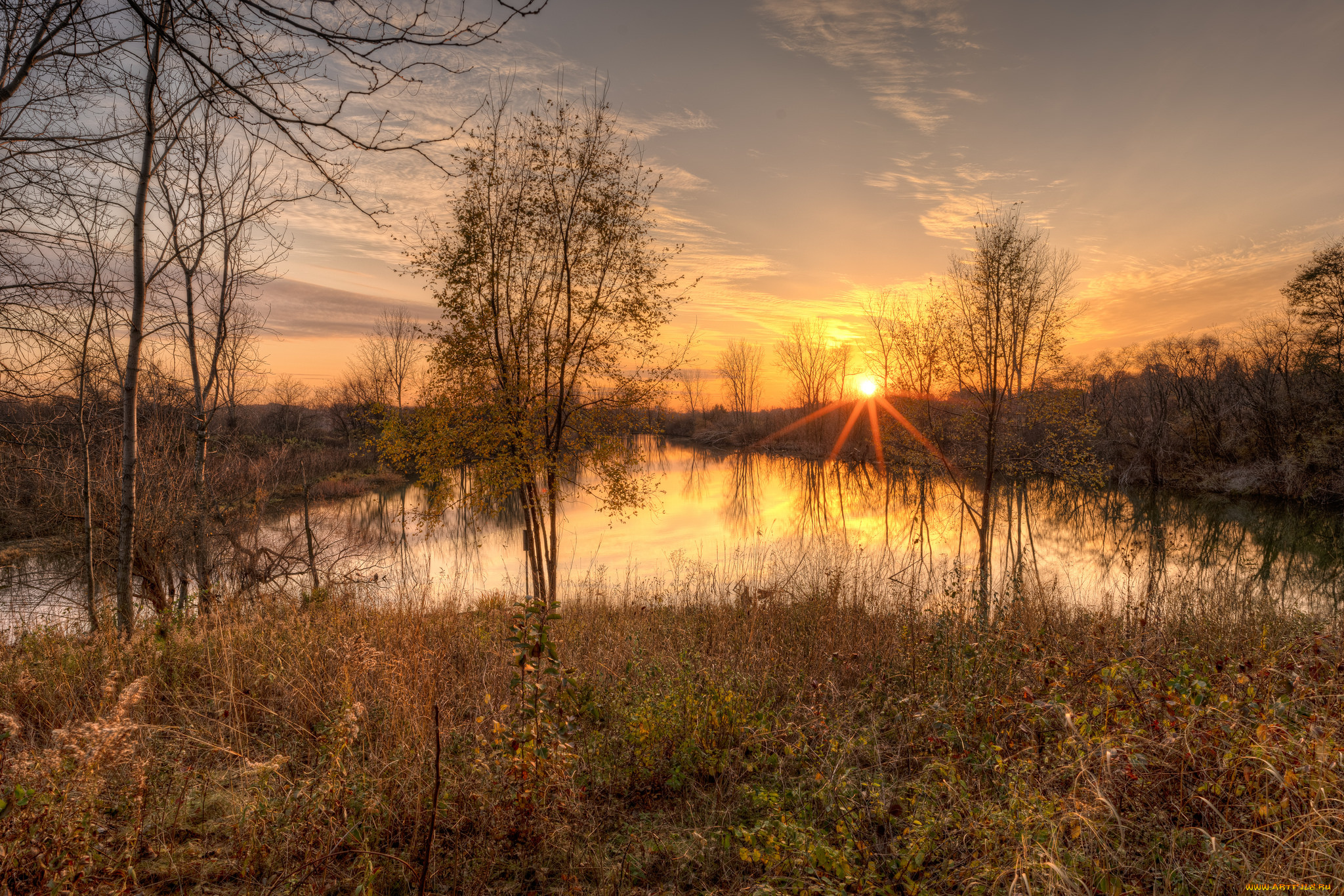 природа, восходы, закаты, простор