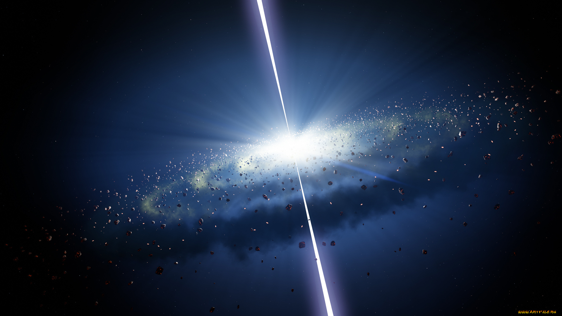 космос, квазары, зарождение, вселенная, пространство, свечение, вакуум, звёзды, галактика, туманность, бесконечность, пустота