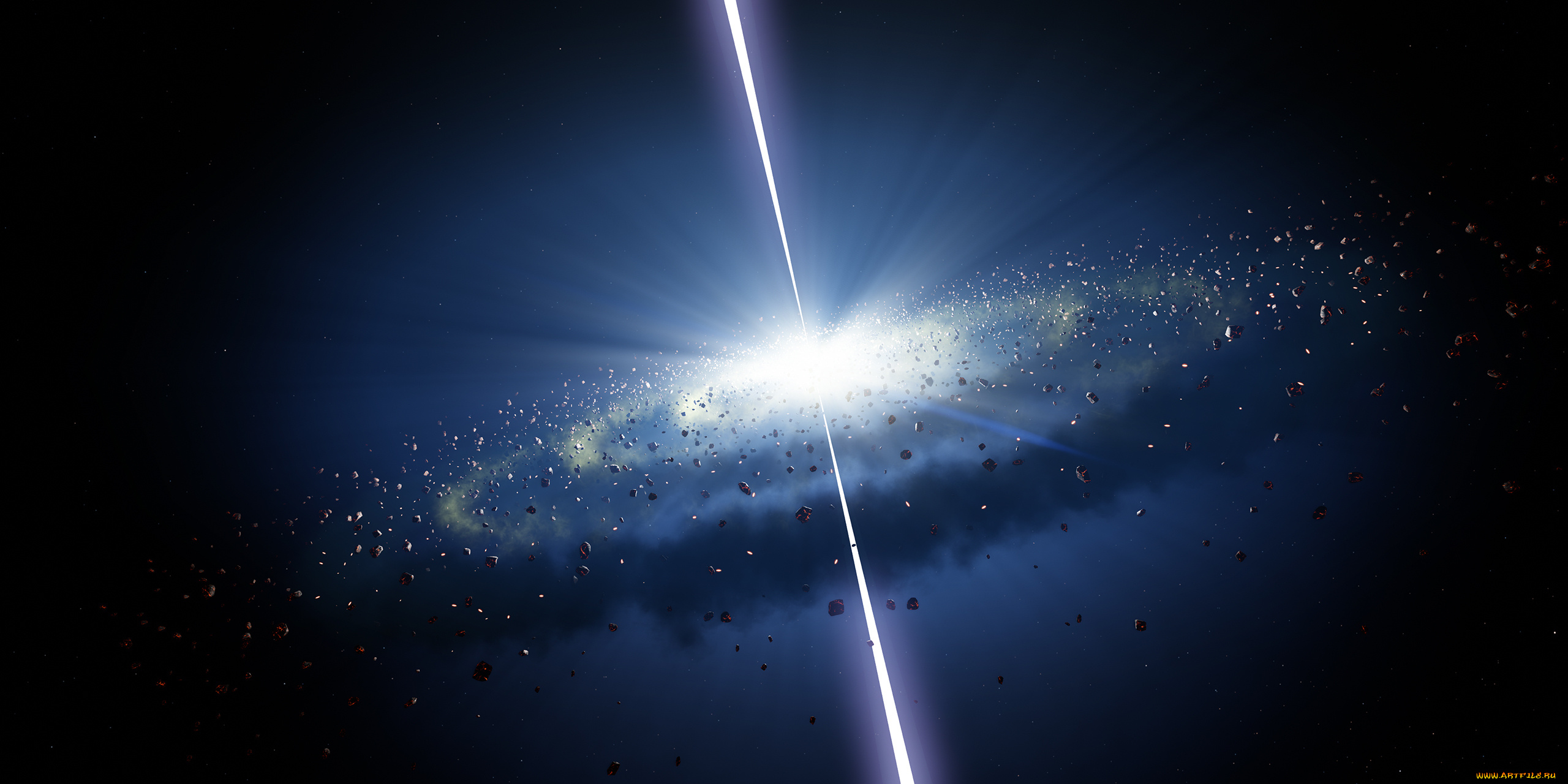 космос, квазары, зарождение, вселенная, пространство, свечение, вакуум, звёзды, галактика, туманность, бесконечность, пустота