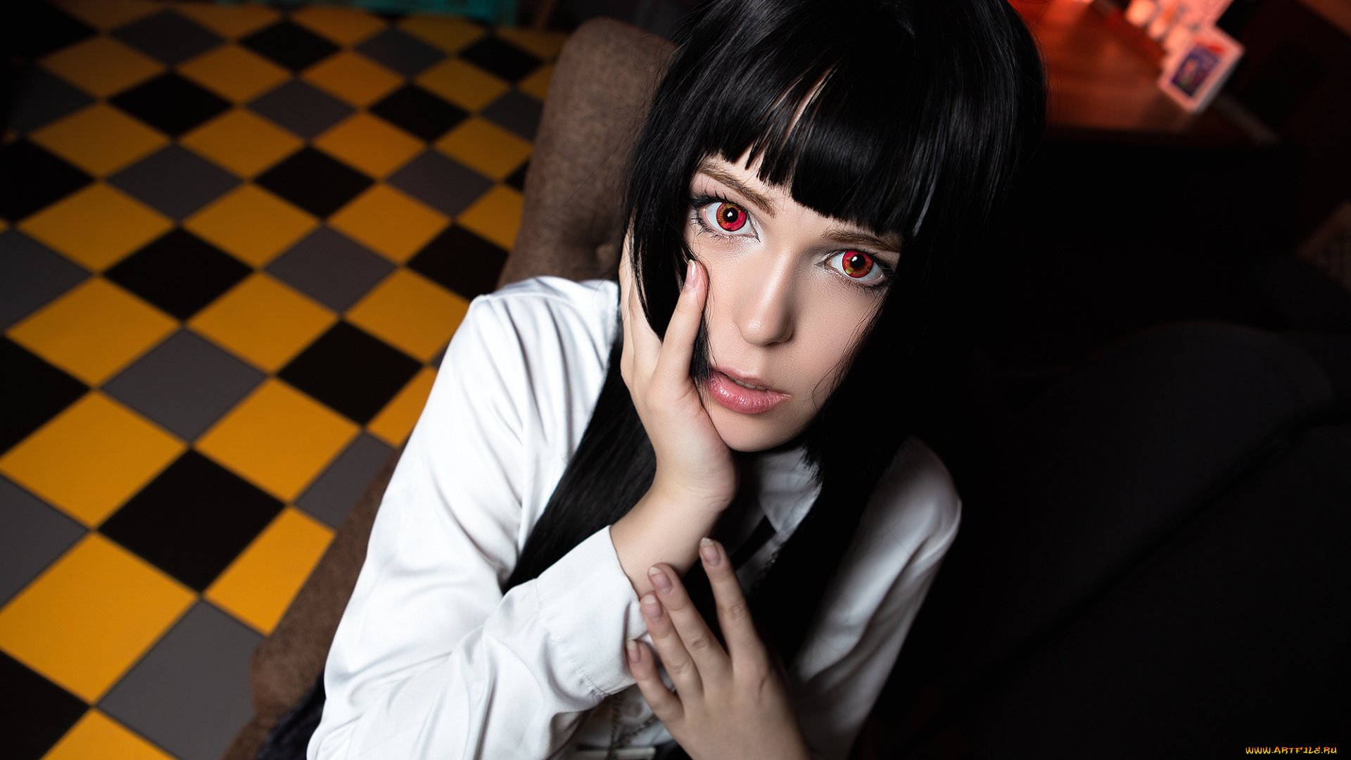 девушки, -, креатив, , косплей, костюм, образ