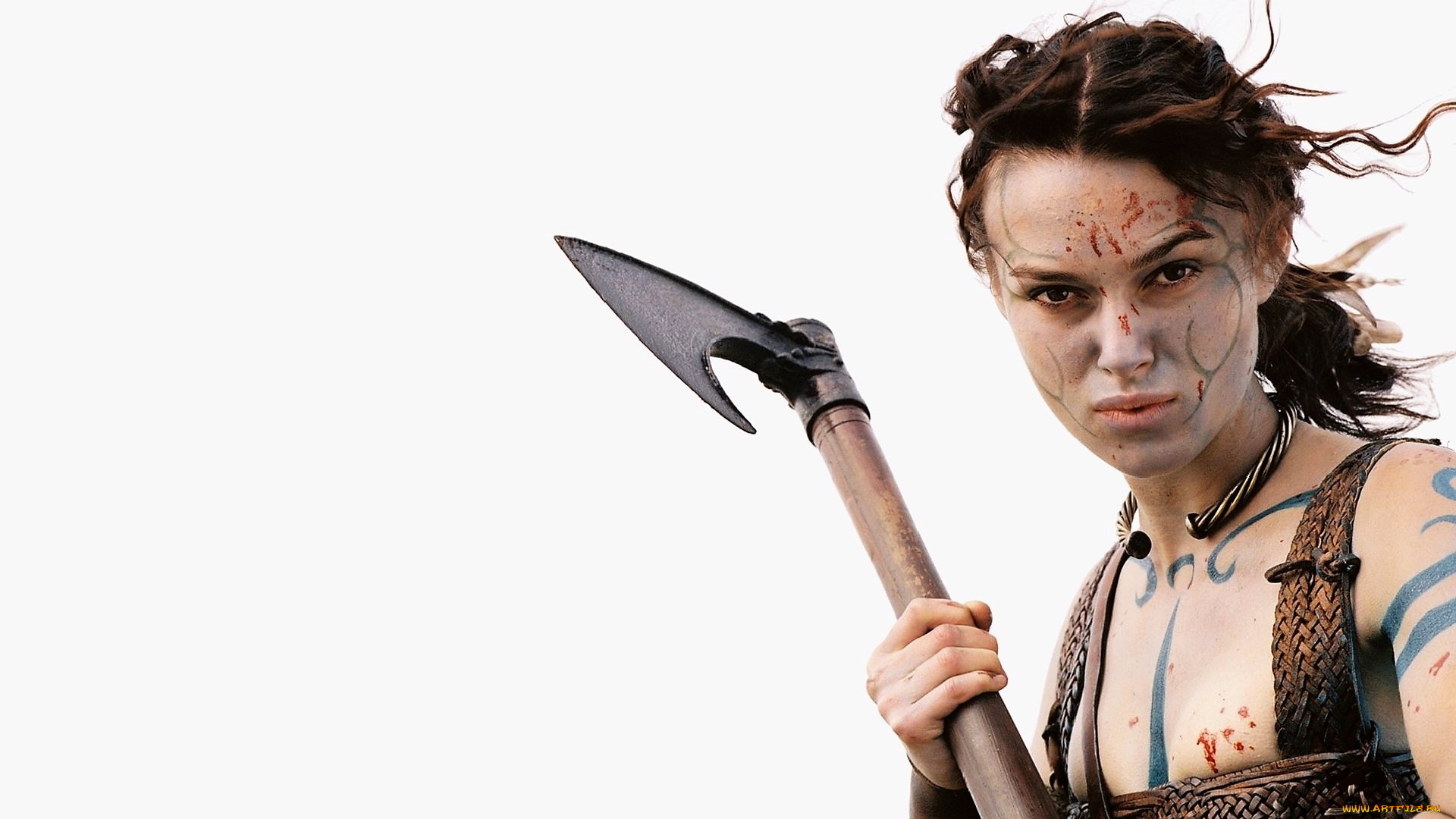 кино, фильмы, king, arthur, девушка, раскрас, топор