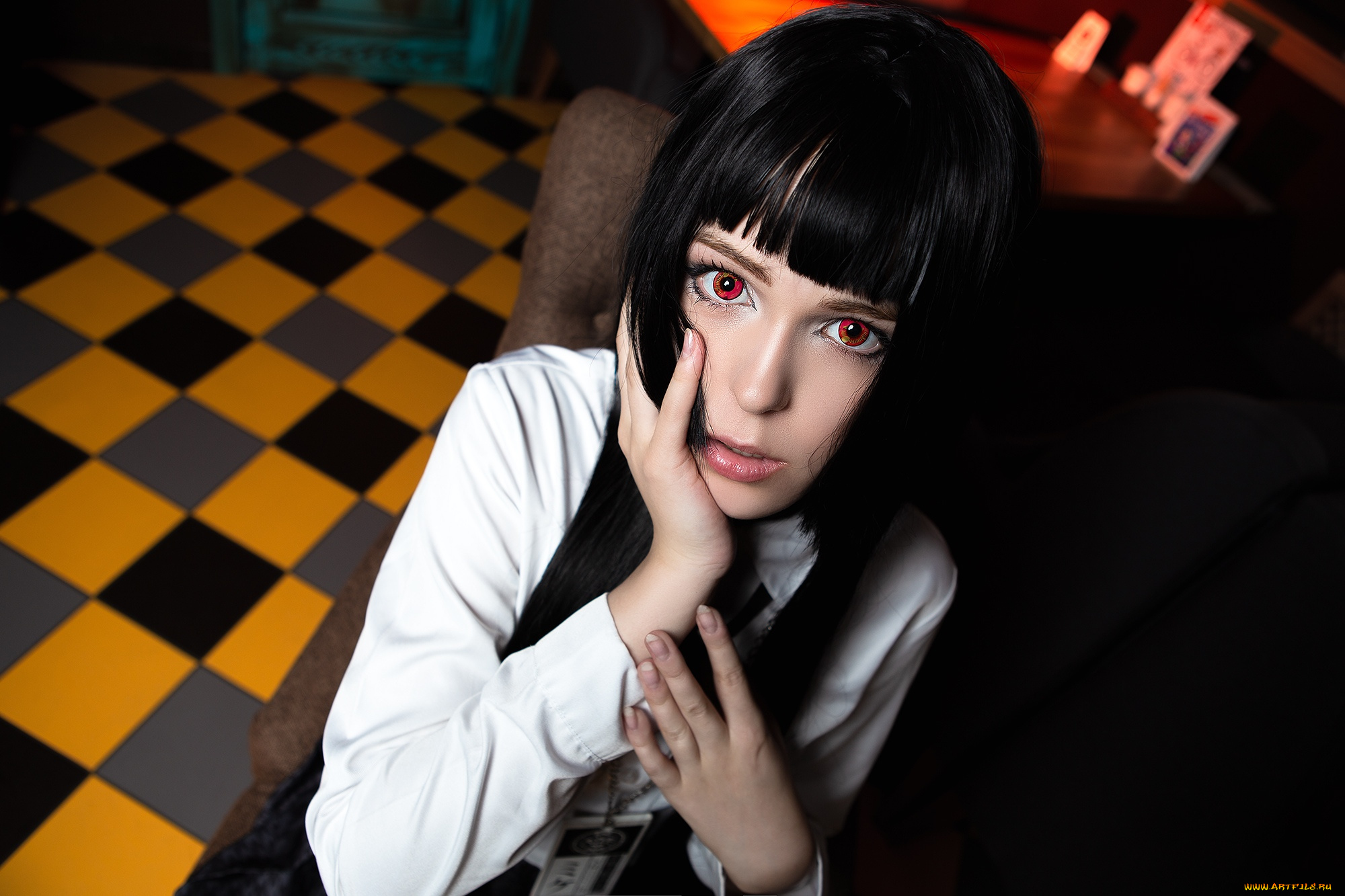 девушки, -, креатив, , косплей, костюм, образ